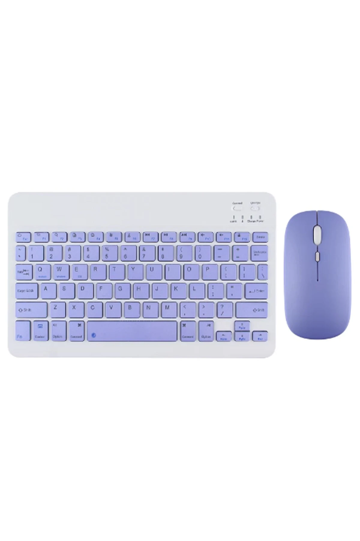 Newface KYB71 Kablosuz Klavye Mouse Set - Açık Mor