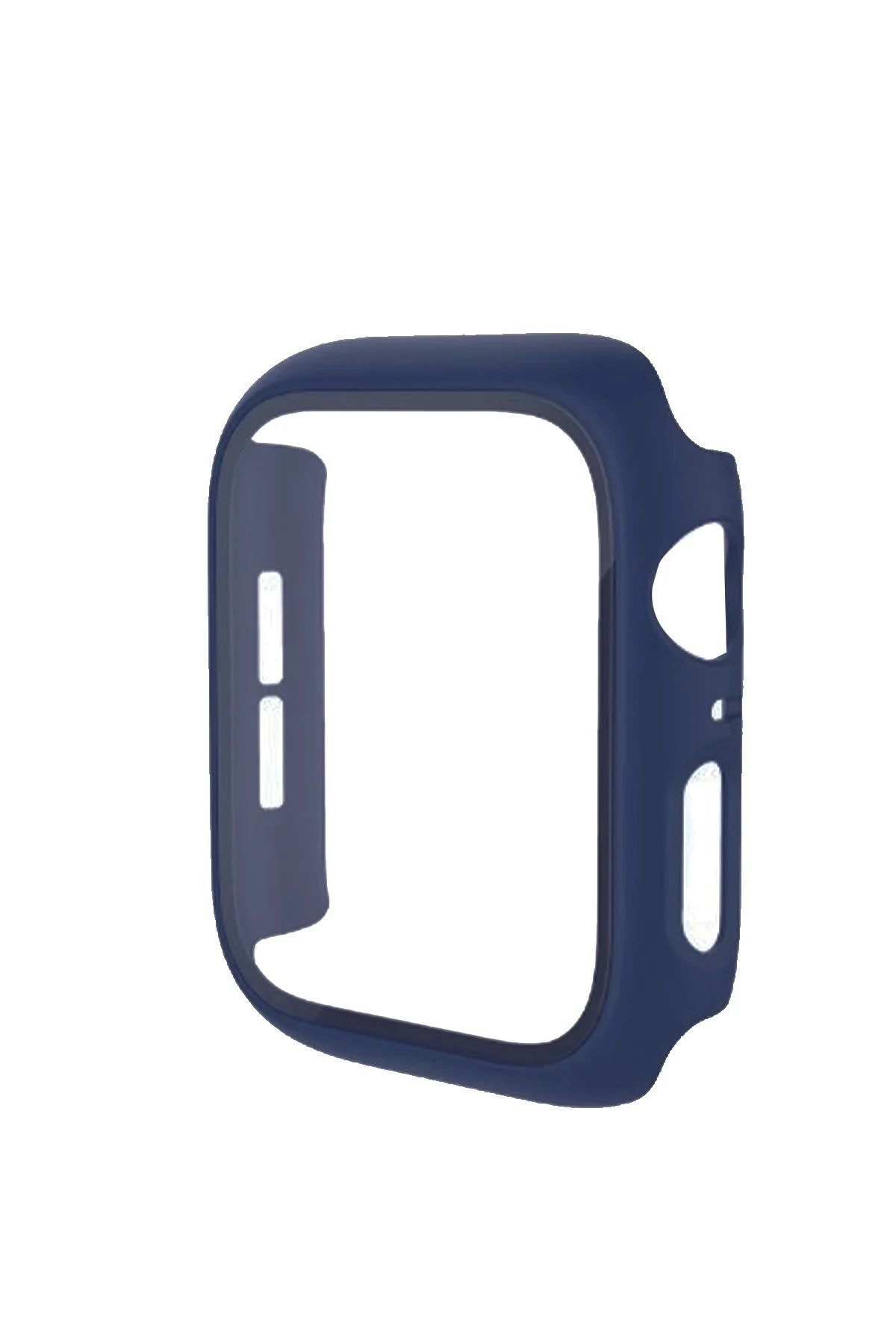 Newface Apple Watch 40mm Camlı Kasa Ekran Koruyucu - Mavi