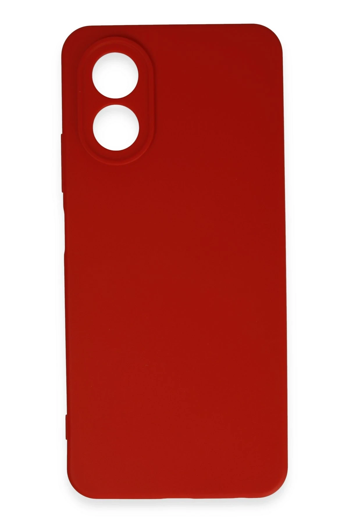 Newface Oppo A38 Kılıf First Silikon - Kırmızı