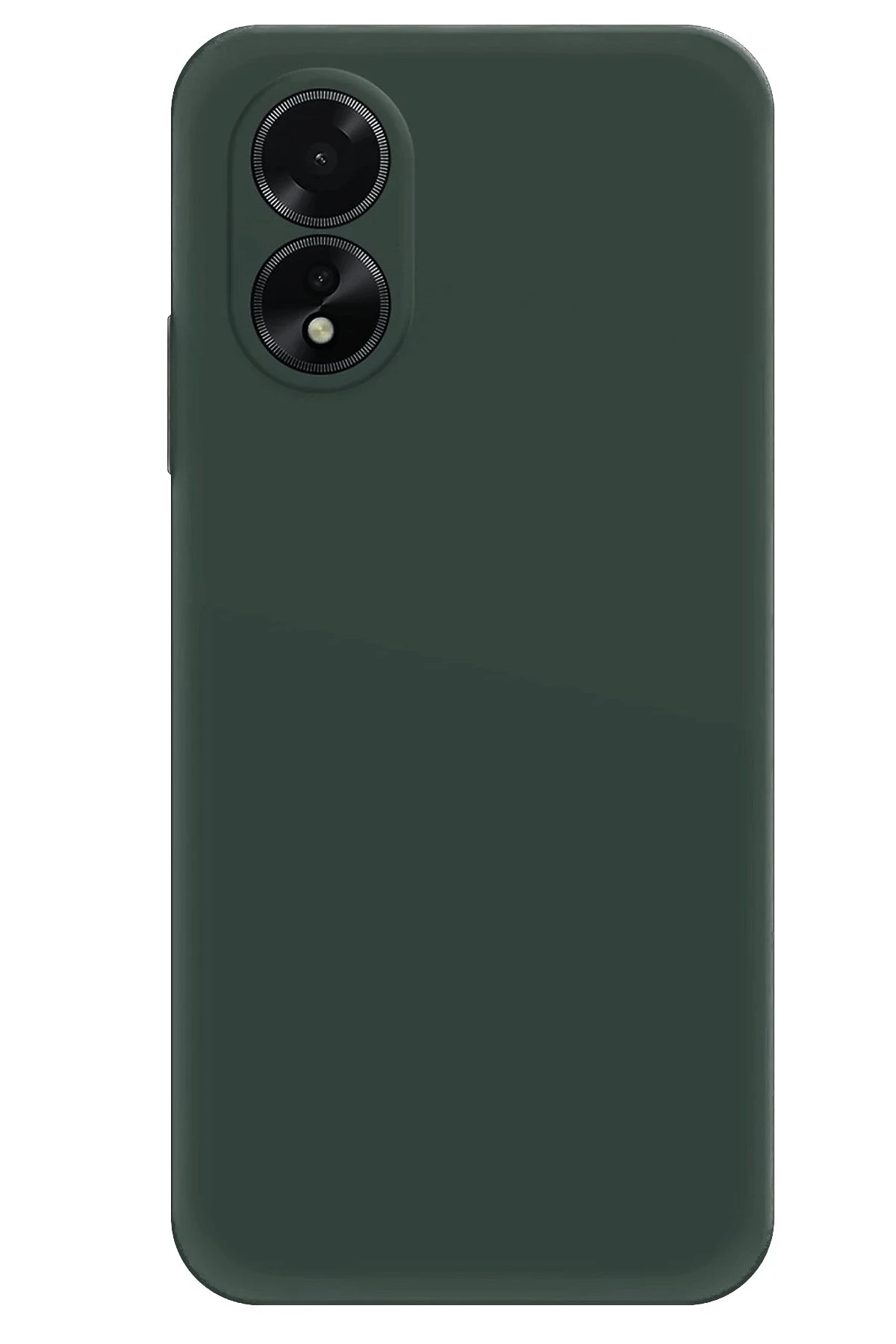 Newface Oppo A38 Kılıf First Silikon - Koyu Yeşil