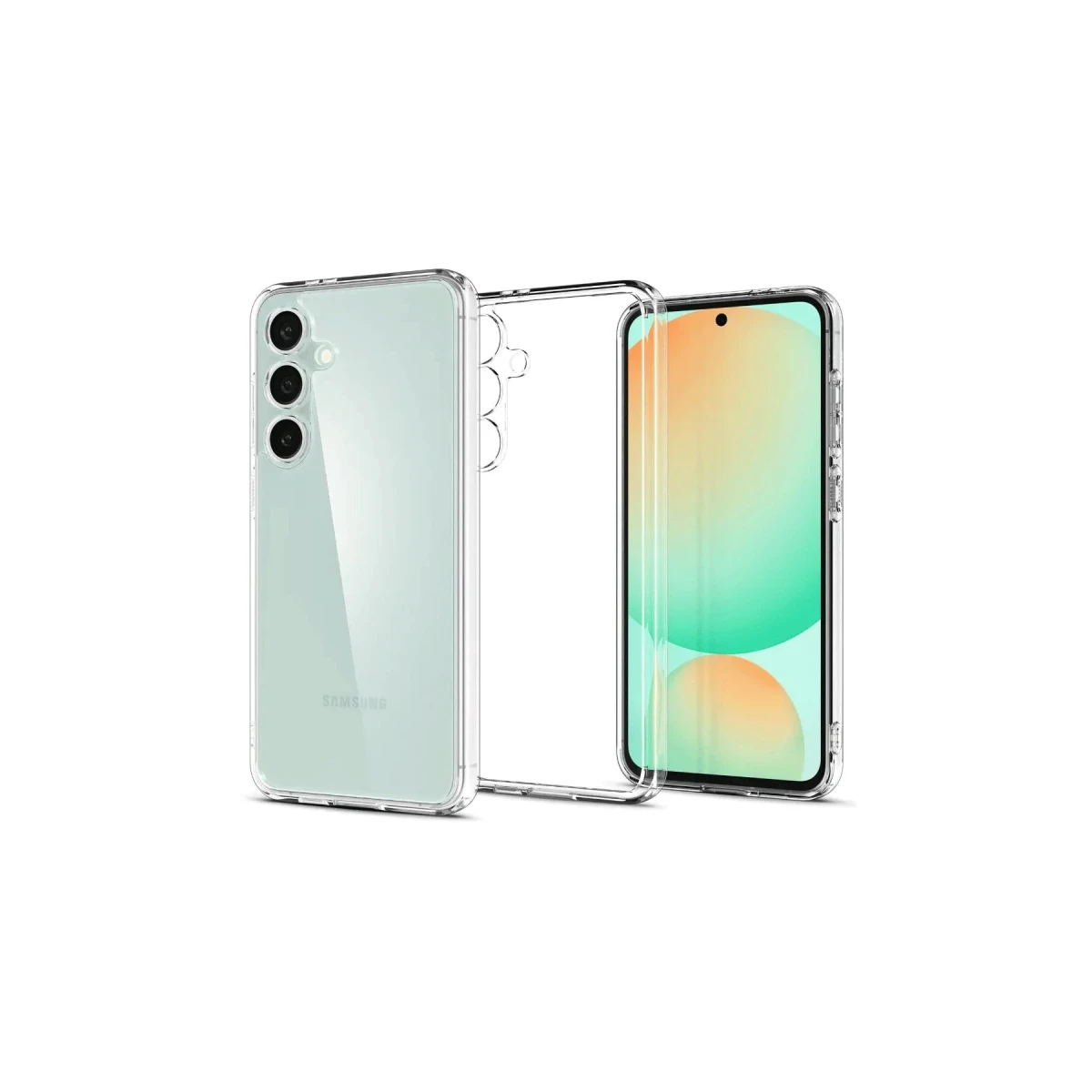 Newface Samsung Galaxy S24 FE Kılıf Lüx Şeffaf Silikon — görsel 2