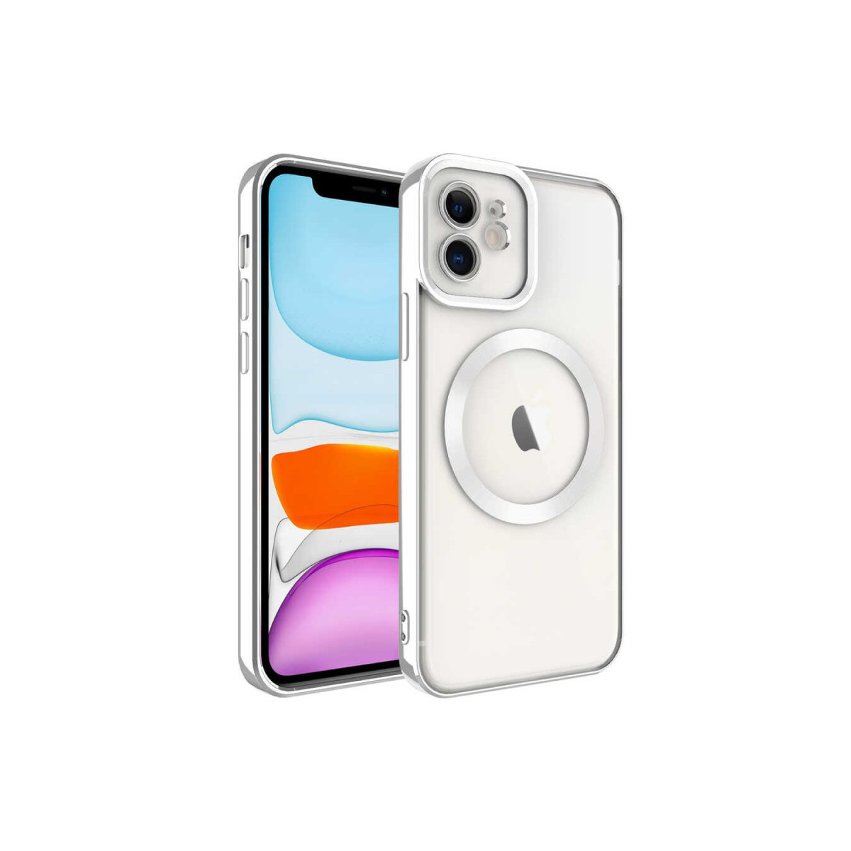 Newface Apple iPhone 12 Kılıf Kross Magneticsafe Kapak - Titan Gri — görsel 3