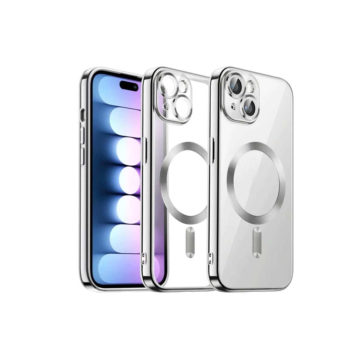 Newface Apple iPhone 13 Kılıf Kross Magneticsafe Kapak - Titan Gri — görsel 2