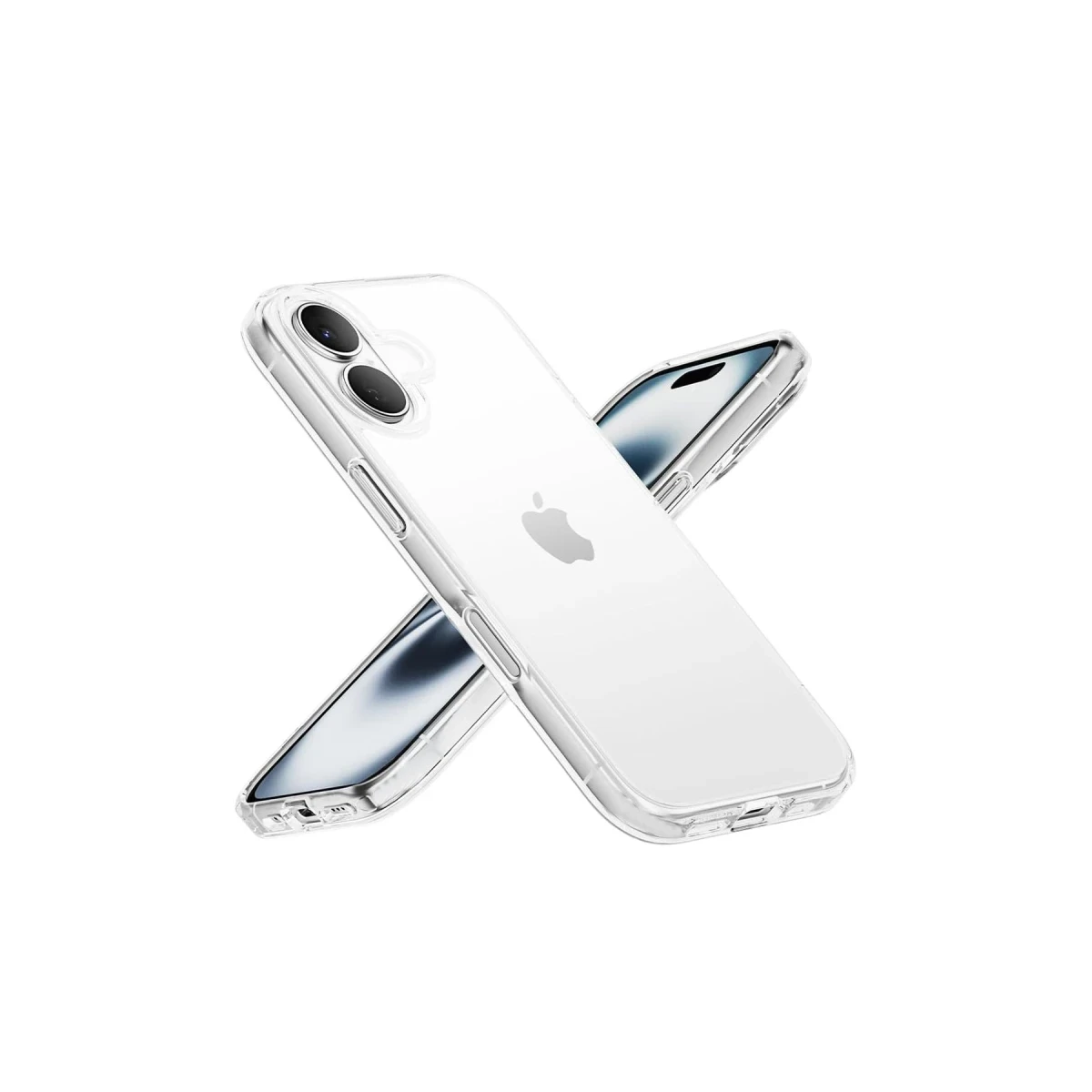Newface Apple iPhone 16 Kılıf Pc Sert Şeffaf Kapak - Şeffaf — görsel 3