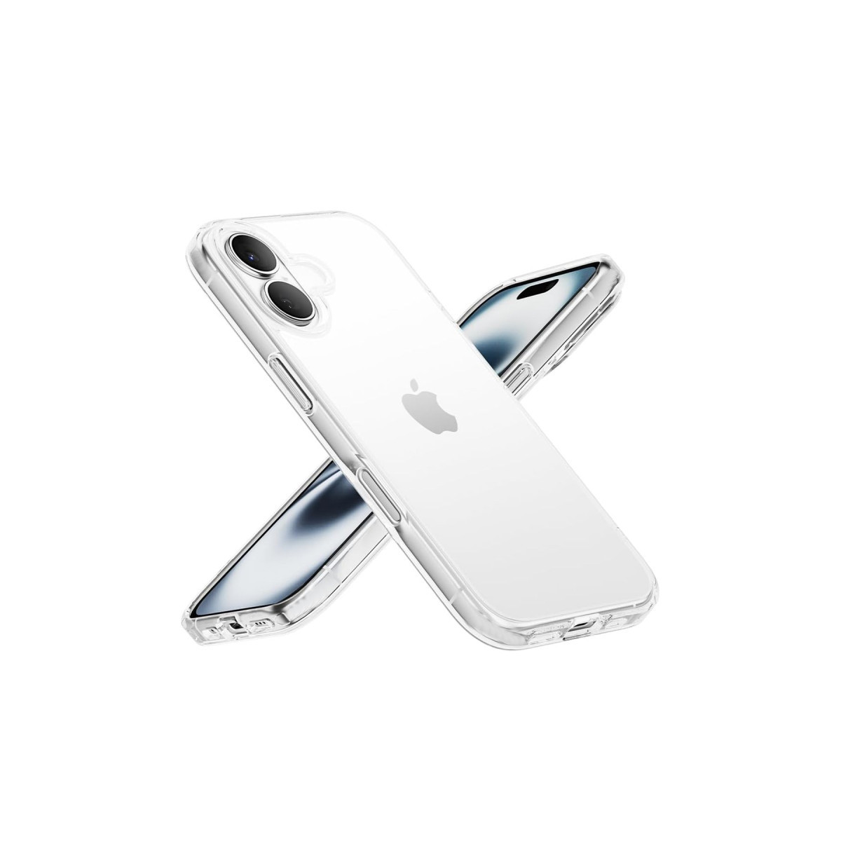 Newface Apple iPhone 16 Kılıf Pc Sert Şeffaf Kapak - Şeffaf — görsel 5