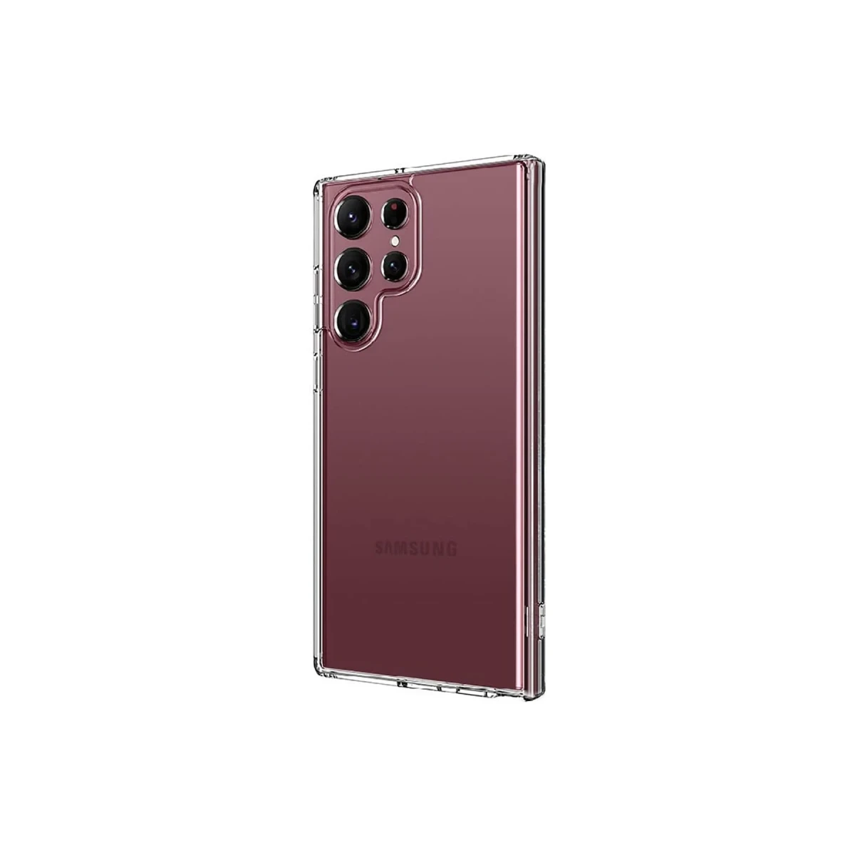 Newface Samsung Galaxy S23 Ultra Kılıf Pc Sert Şeffaf Kapak - Şeffaf — görsel 4