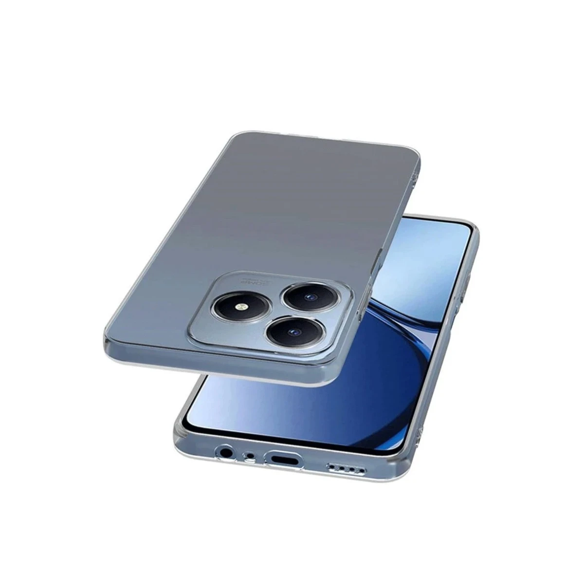 Newface Realme C61 Kılıf Lüx Şeffaf Silikon — görsel 5
