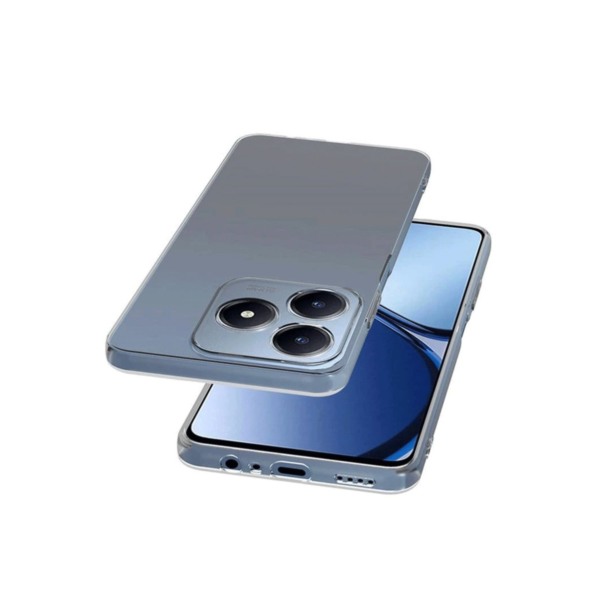 Newface Realme C61 Kılıf Lüx Şeffaf Silikon — görsel 8