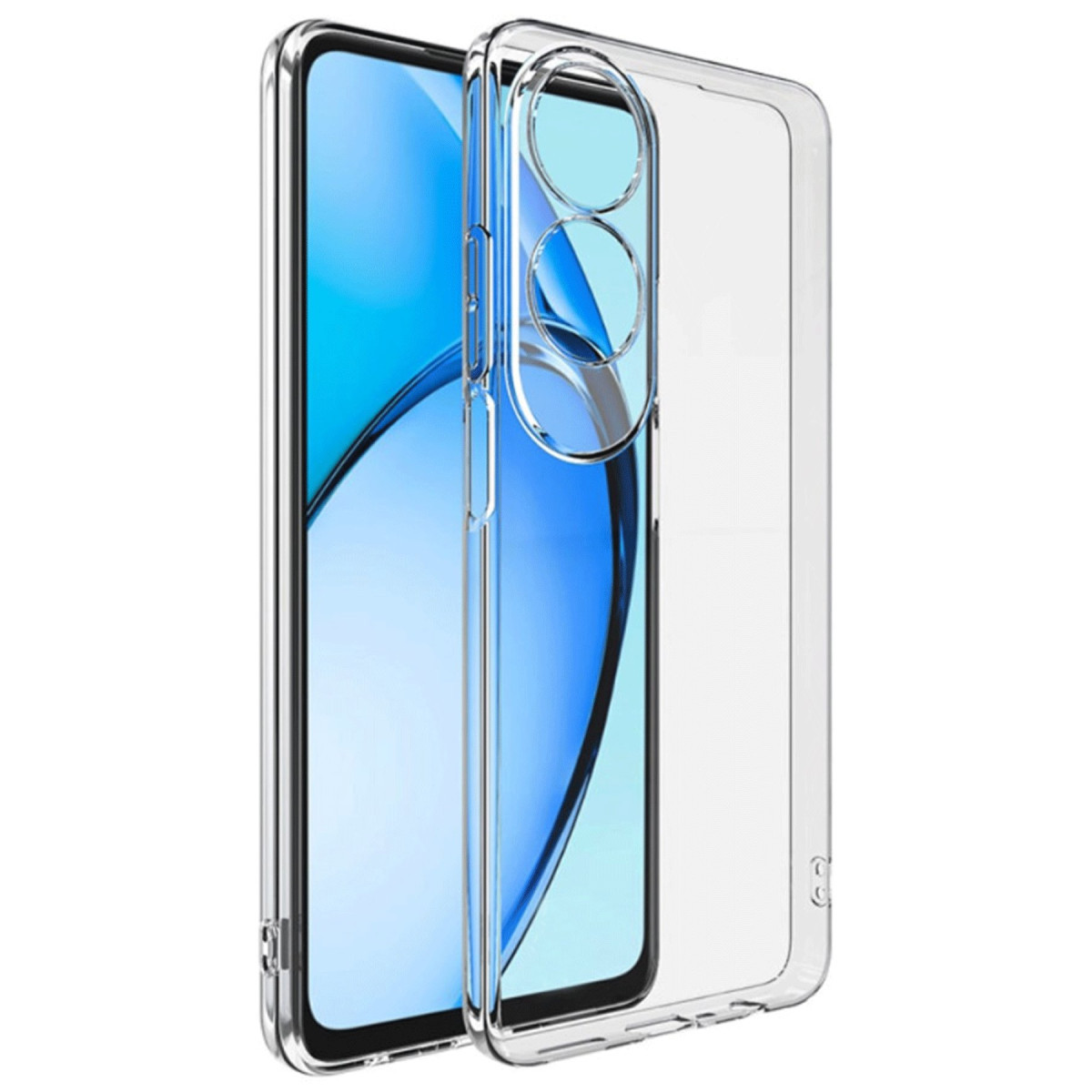 Newface Oppo A60 Kılıf Lüx Şeffaf Silikon — görsel 3