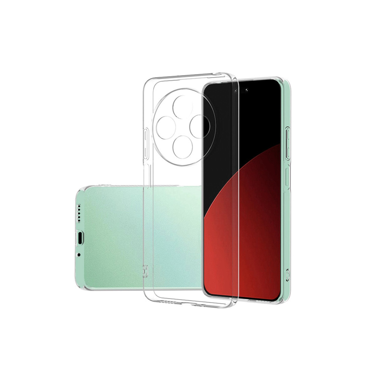 Newface Xiaomi Redmi 14C Kılıf Lüx Şeffaf Silikon — görsel 3