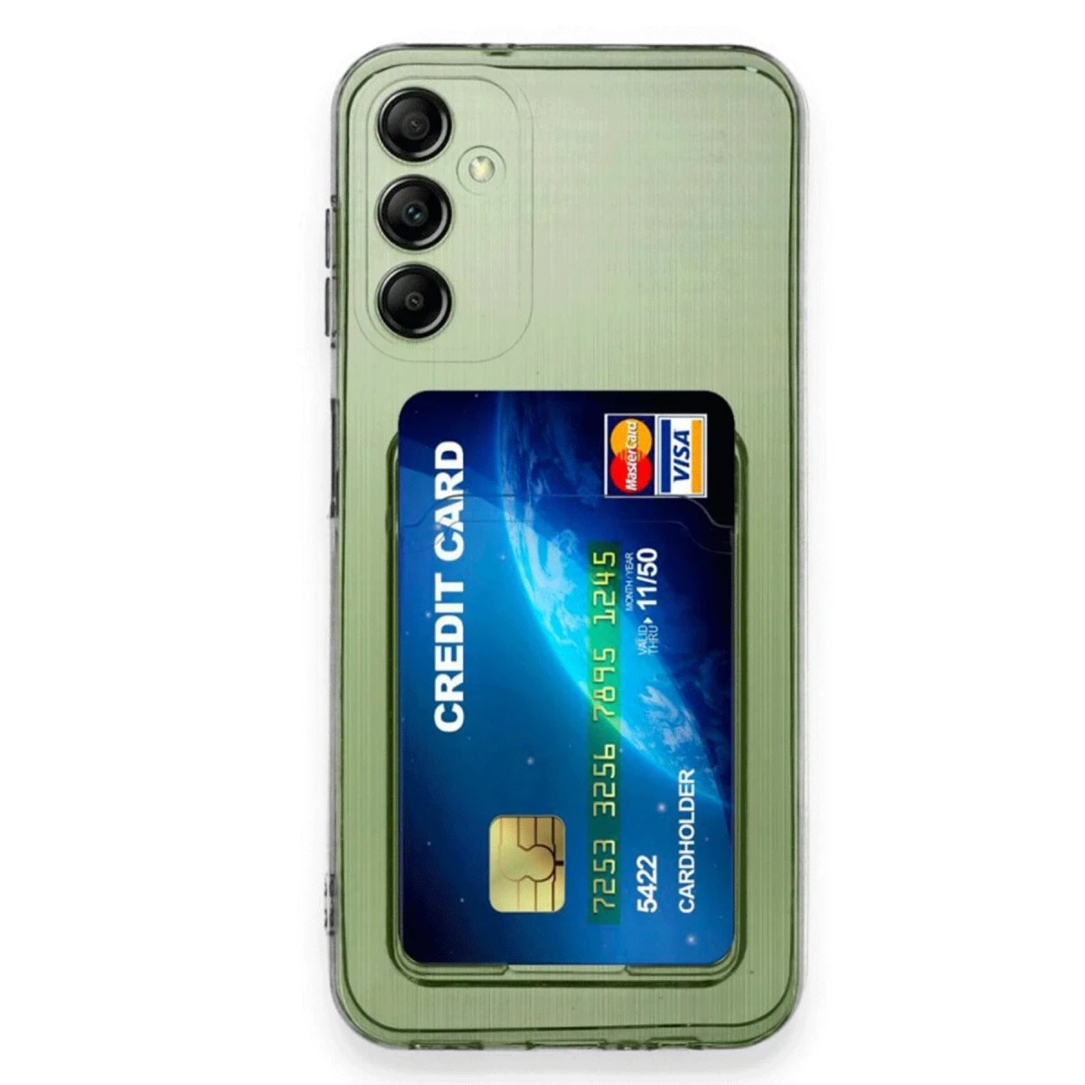 Newface Samsung Galaxy A16 5G Kılıf Kart Şeffaf Silikon - Şeffaf — görsel 3