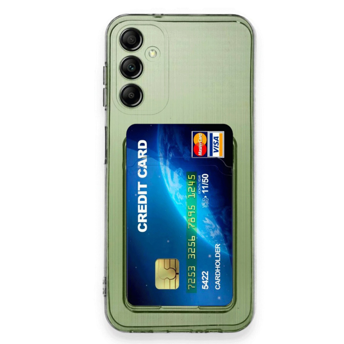 Newface Samsung Galaxy A16 5G Kılıf Kart Şeffaf Silikon - Şeffaf — görsel 5