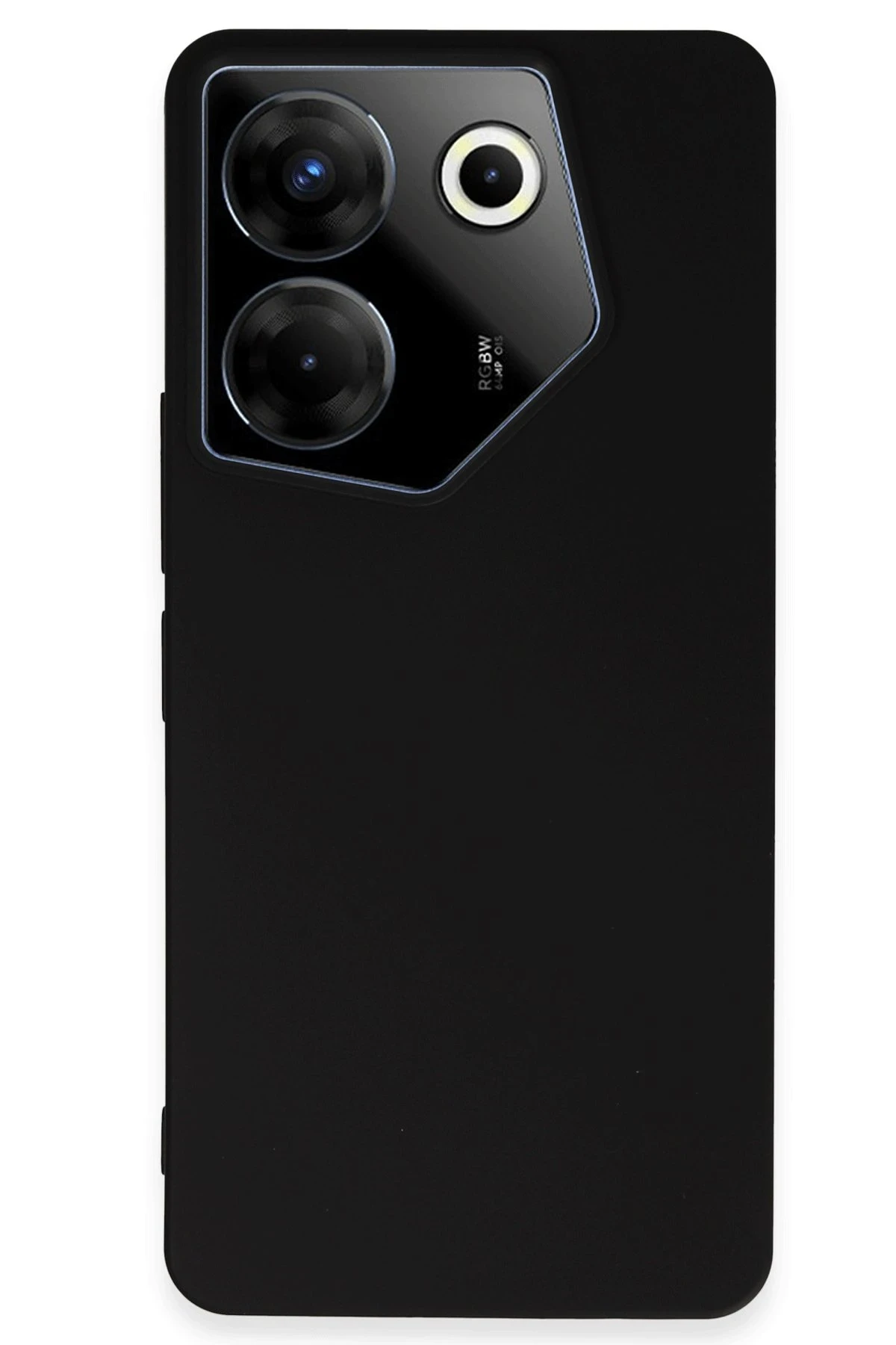 Newface Tecno Camon 20 Pro 5G Kılıf First Silikon - Siyah