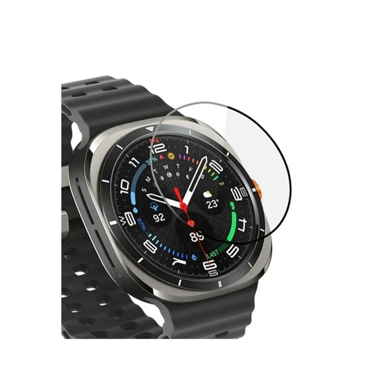 Newface Samsung Galaxy Watch Ultra 47mm Polymer Nano Ekran Koruyucu - Şeffaf — görsel 3