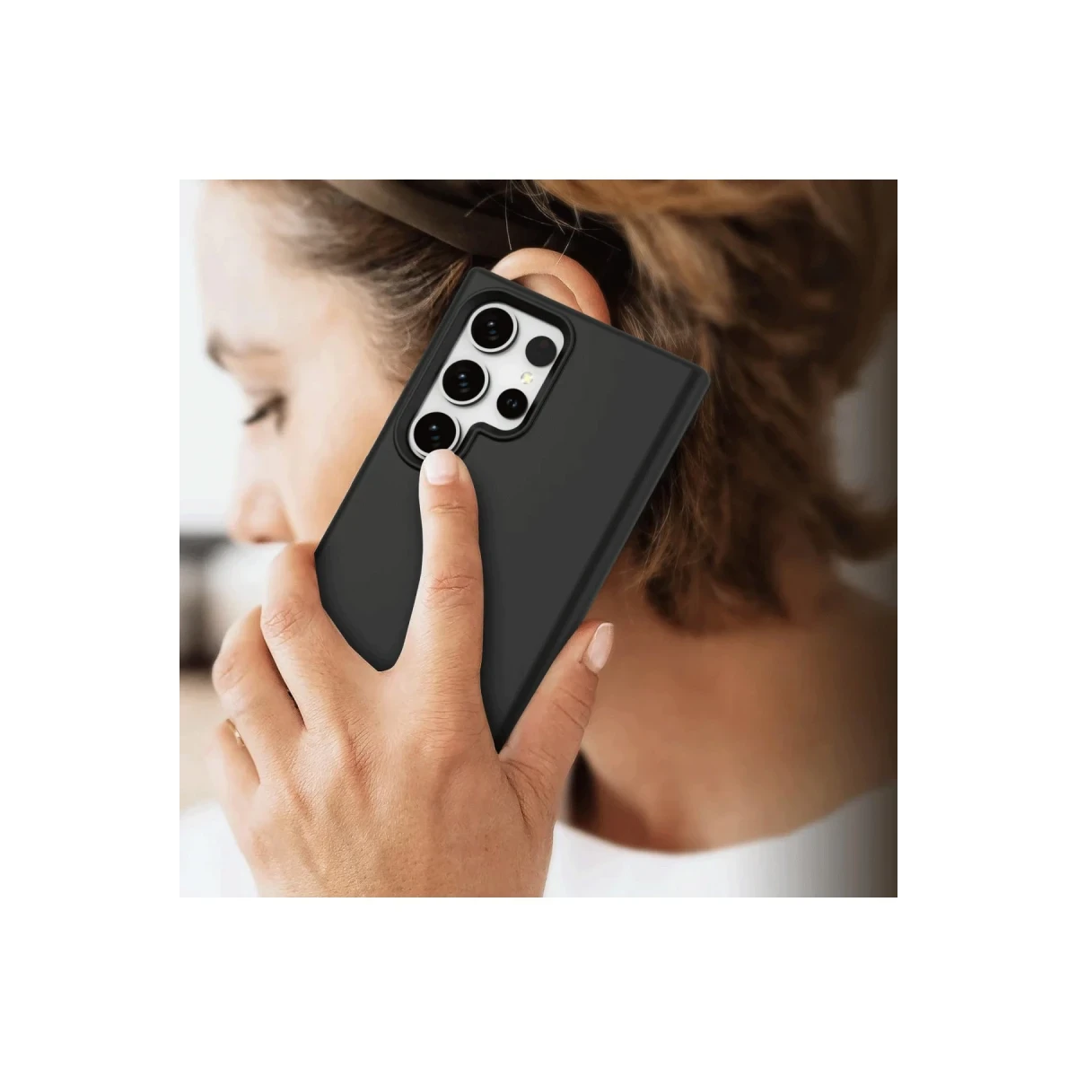 Newface Samsung Galaxy S24 Ultra Kılıf First Silikon - Siyah — görsel 9