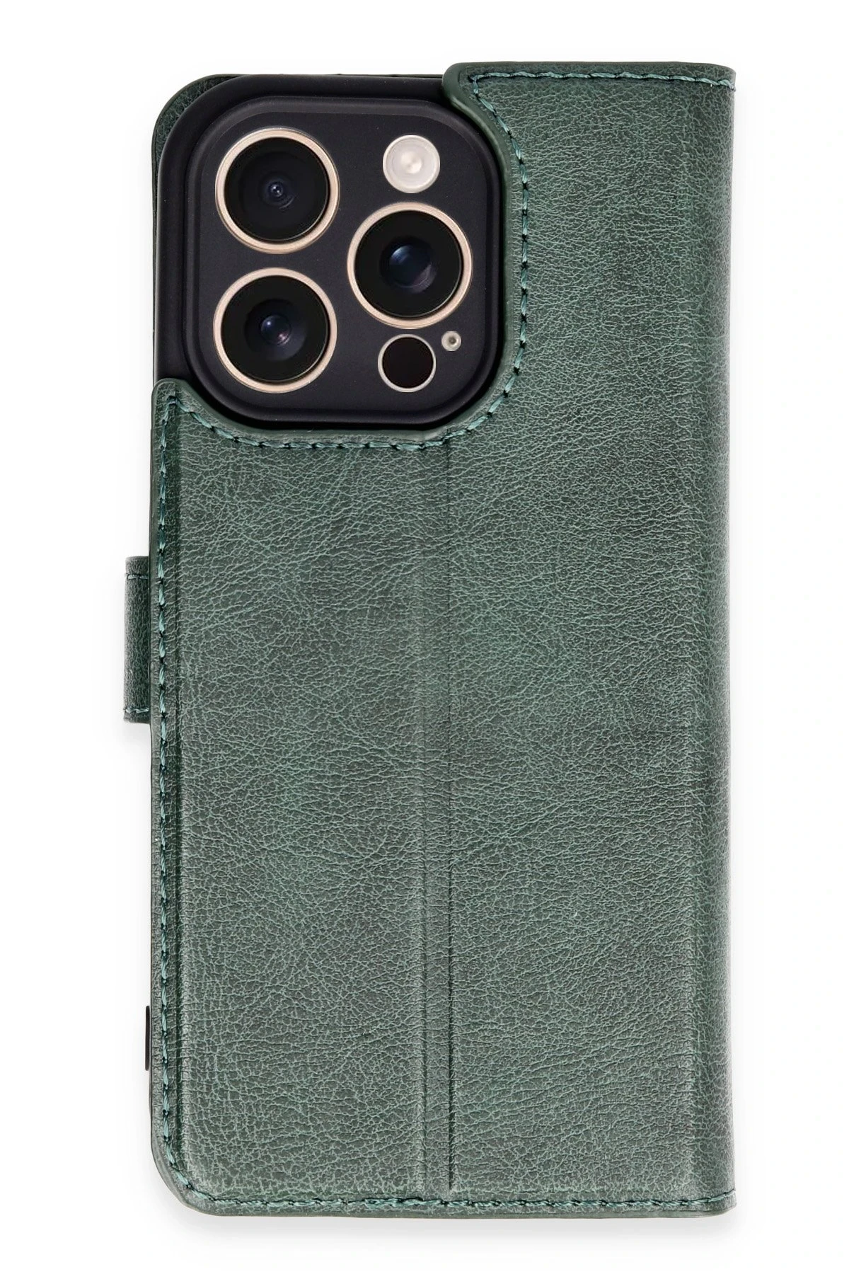 Newface iPhone 16 Pro Kılıf Trend S Plus Kapaklı Kılıf - Yeşil