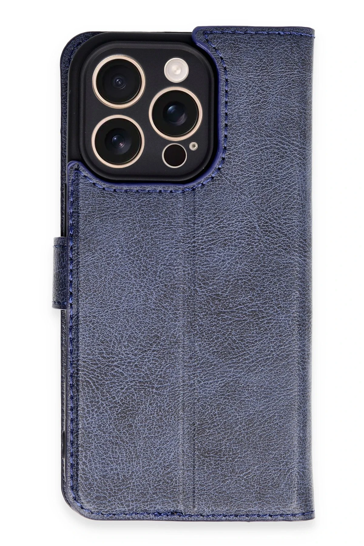 Newface iPhone 16 Pro Kılıf Trend S Plus Kapaklı Kılıf - Lacivert