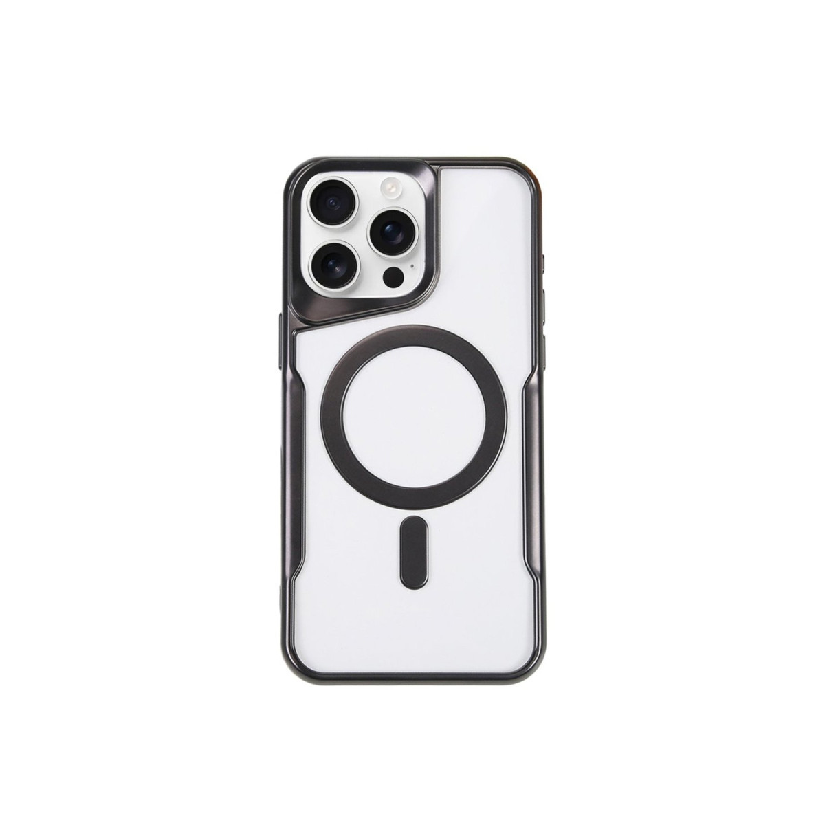 Newface Apple iPhone 14 Pro Max Kılıf Boyi Magsafe Silikon Kapak - Siyah — görsel 5