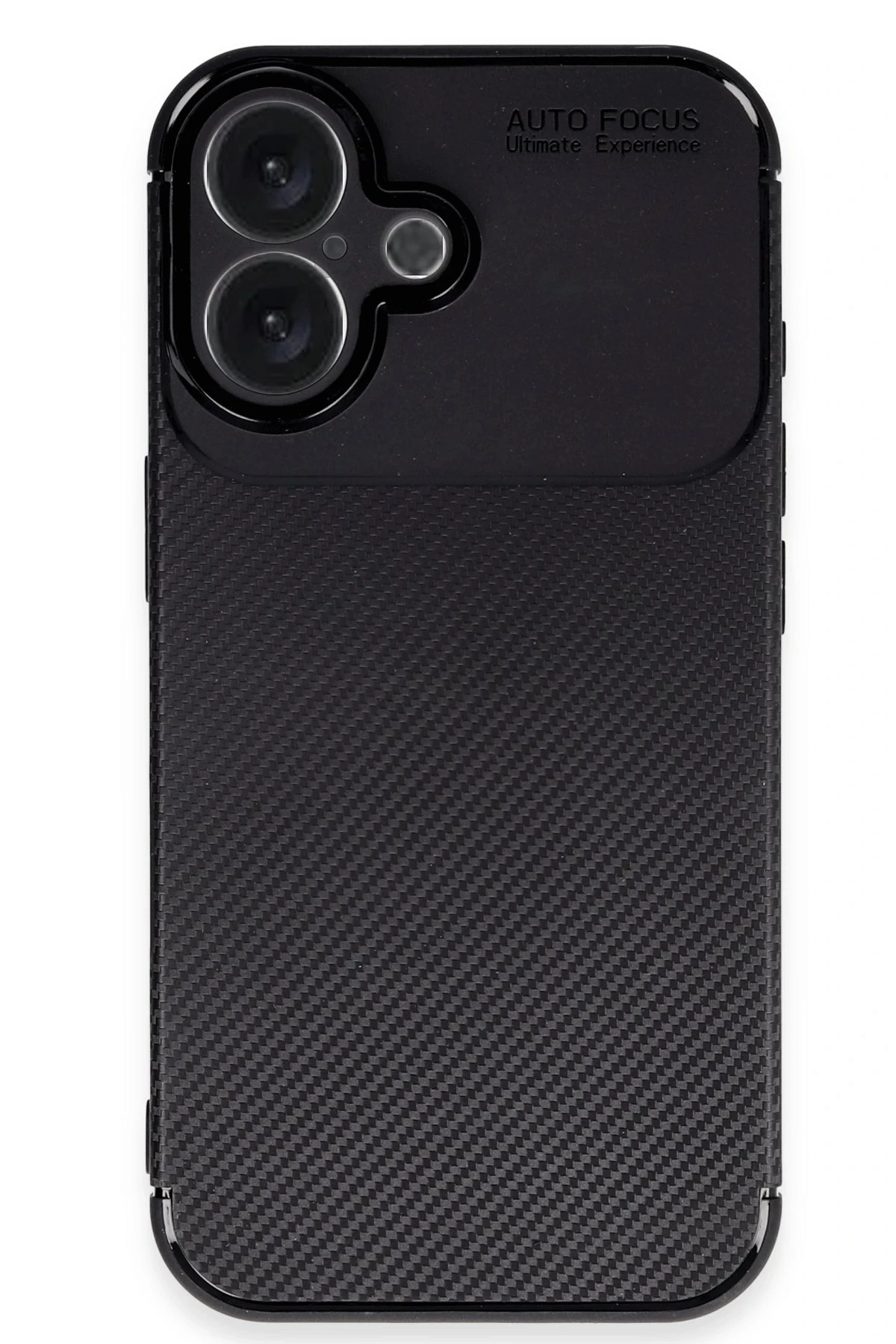 Newface Apple iPhone 16 Kılıf Auto Focus Karbon Kapak - Siyah — görsel 4