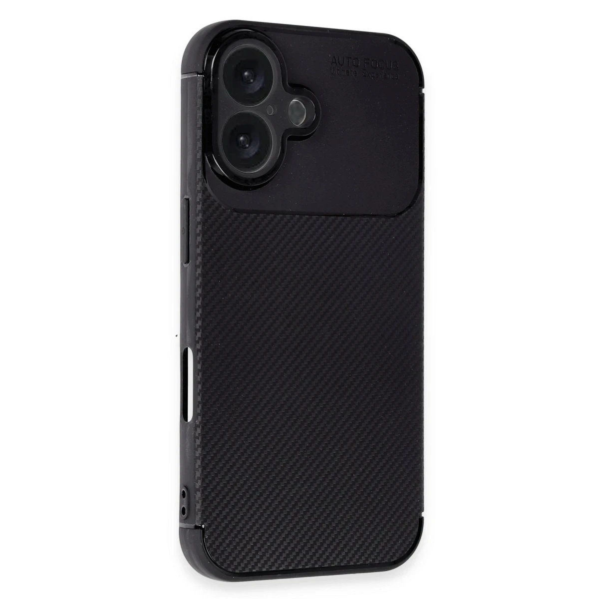 Newface Apple iPhone 16 Plus Kılıf Auto Focus Karbon Kapak - Siyah — görsel 6