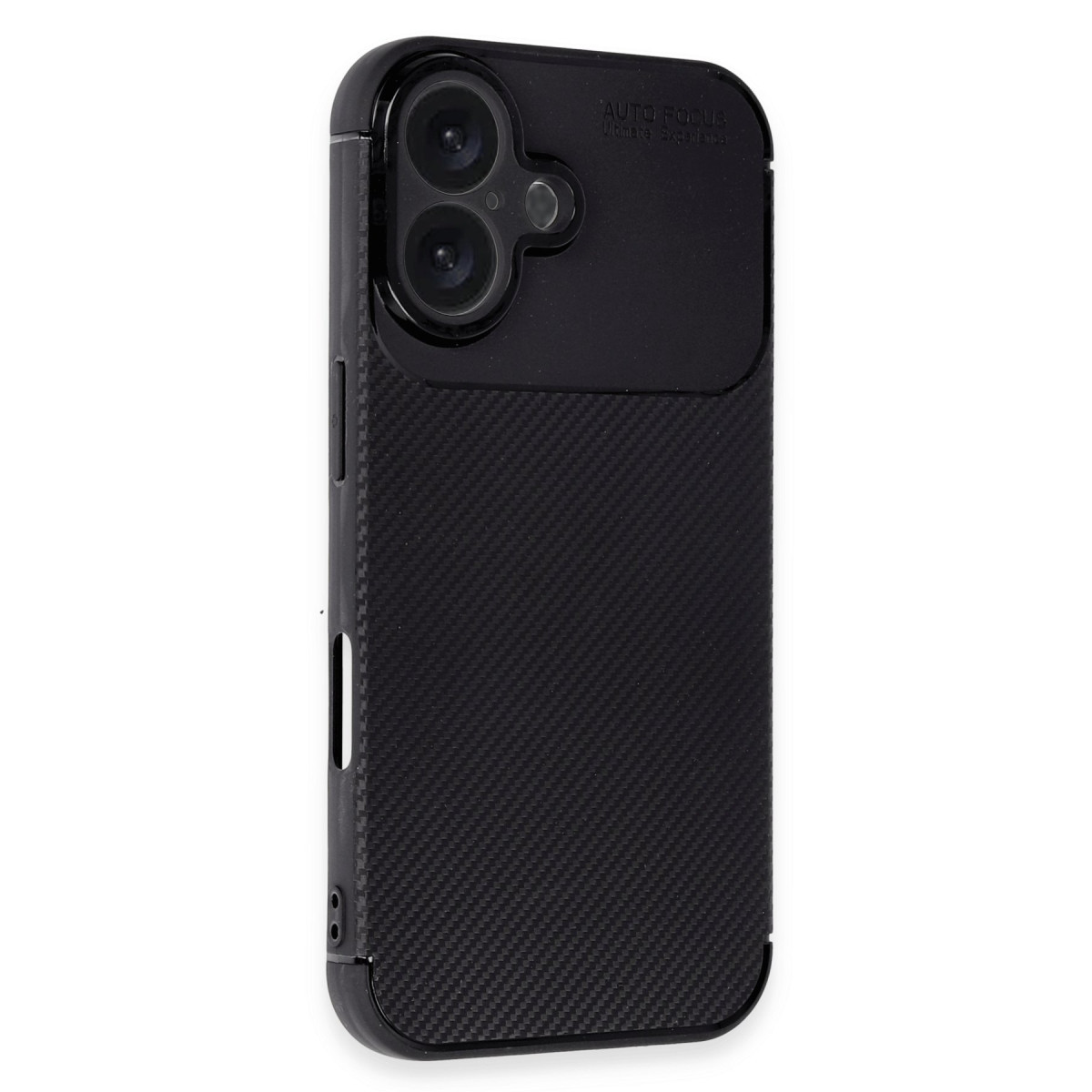 Newface Apple iPhone 16 Plus Kılıf Auto Focus Karbon Kapak - Siyah — görsel 10