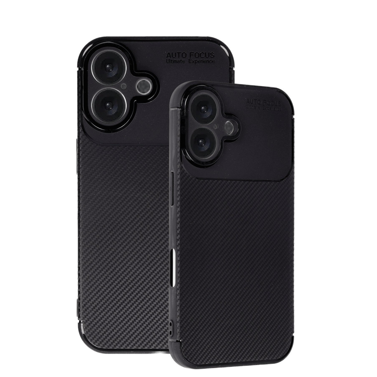 Newface Apple iPhone 16 Plus Kılıf Auto Focus Karbon Kapak - Siyah — görsel 11