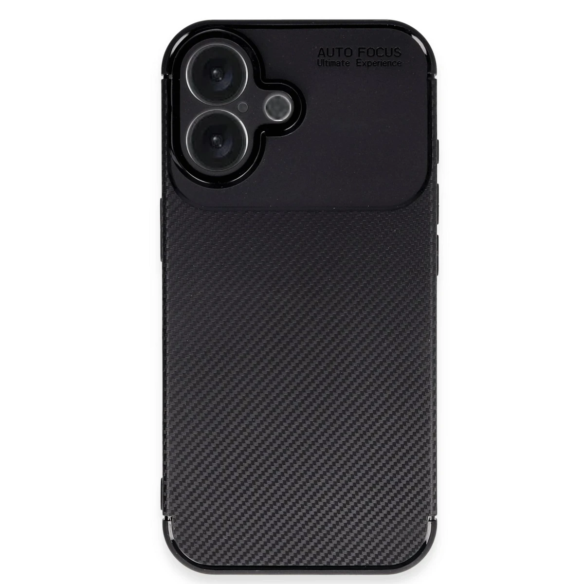 Newface Apple iPhone 16 Plus Kılıf Auto Focus Karbon Kapak - Siyah — görsel 8