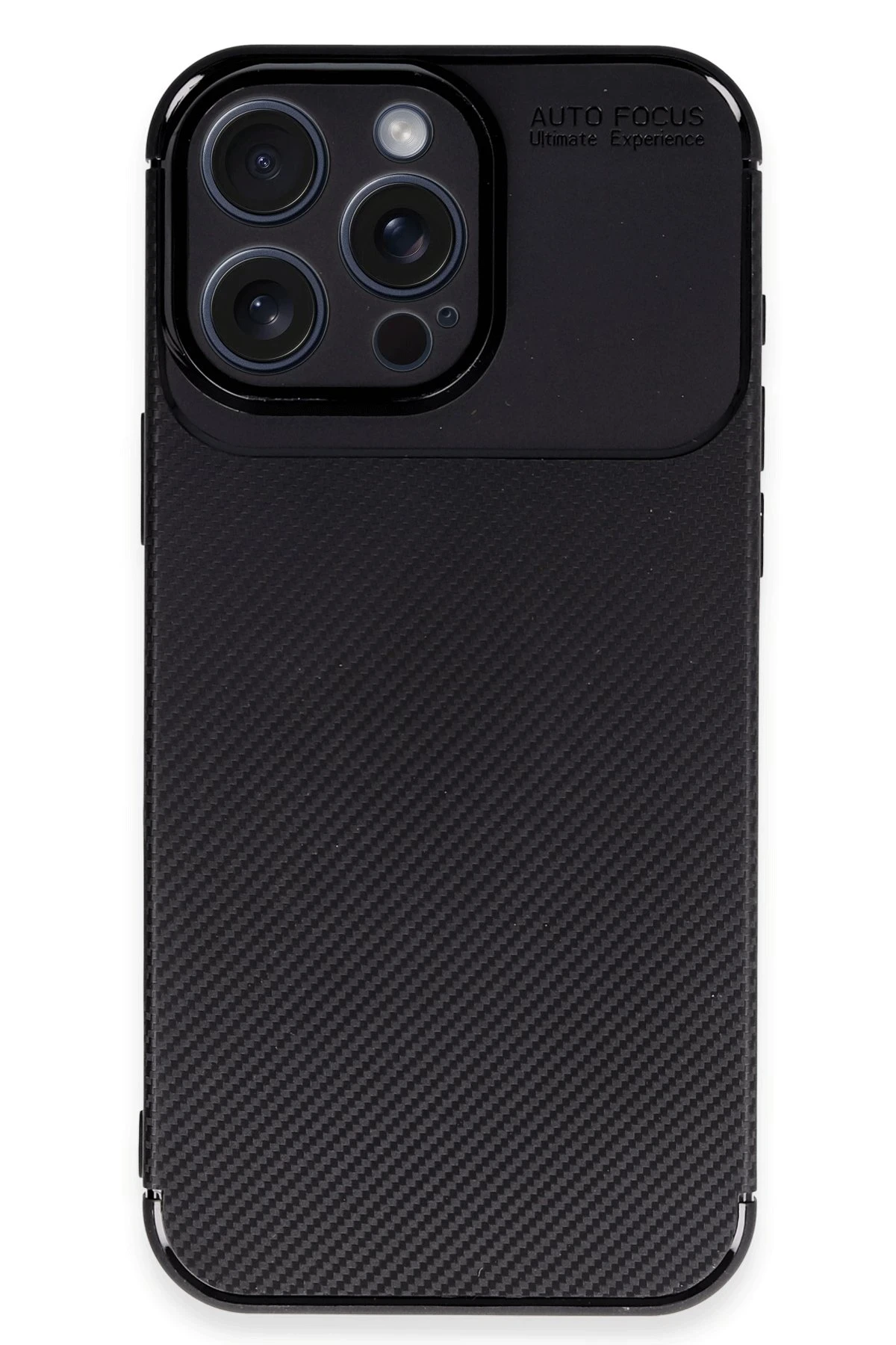 Newface Apple iPhone 16 Pro Max Kılıf Auto Focus Karbon Kapak - Siyah — görsel 4