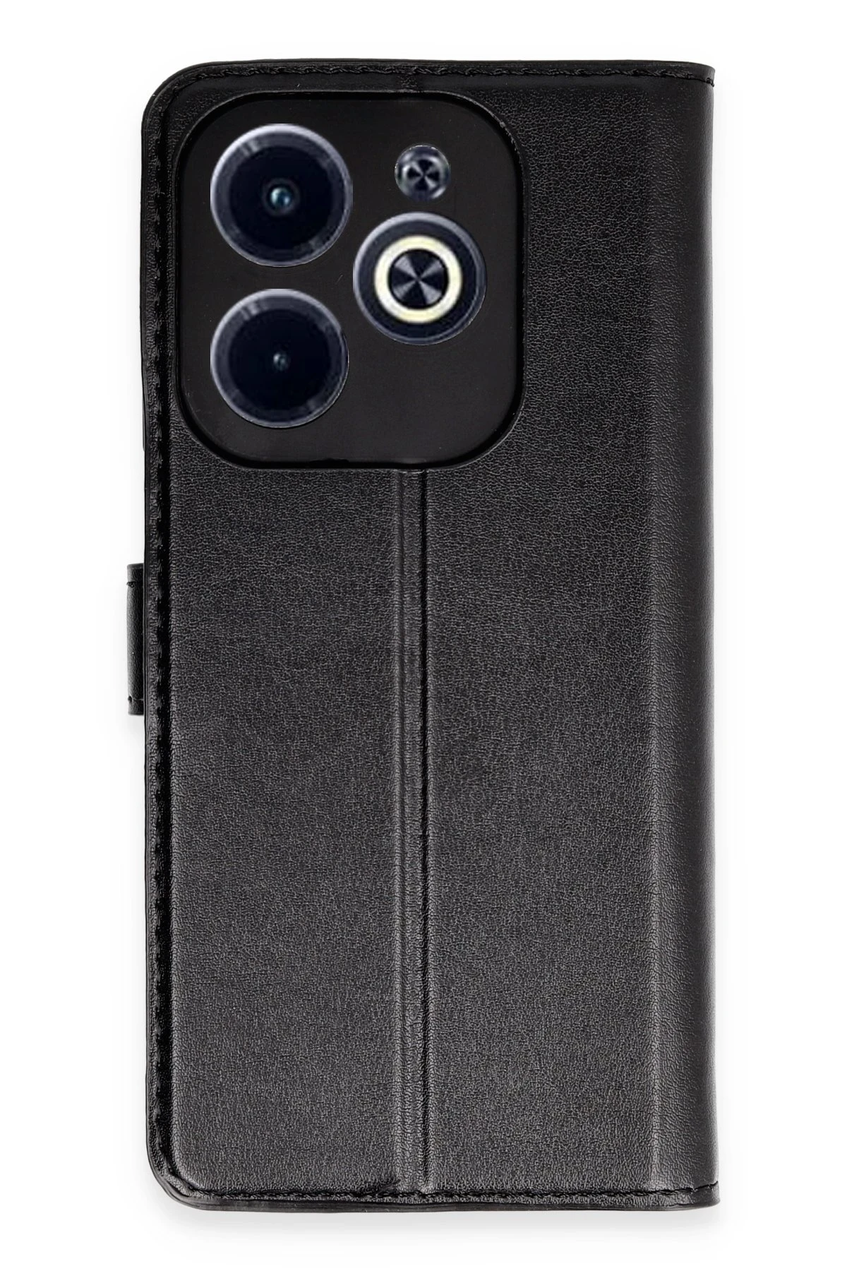 Newface İnfinix Hot 40i Kılıf Trend S Plus Kapaklı Kılıf - Siyah