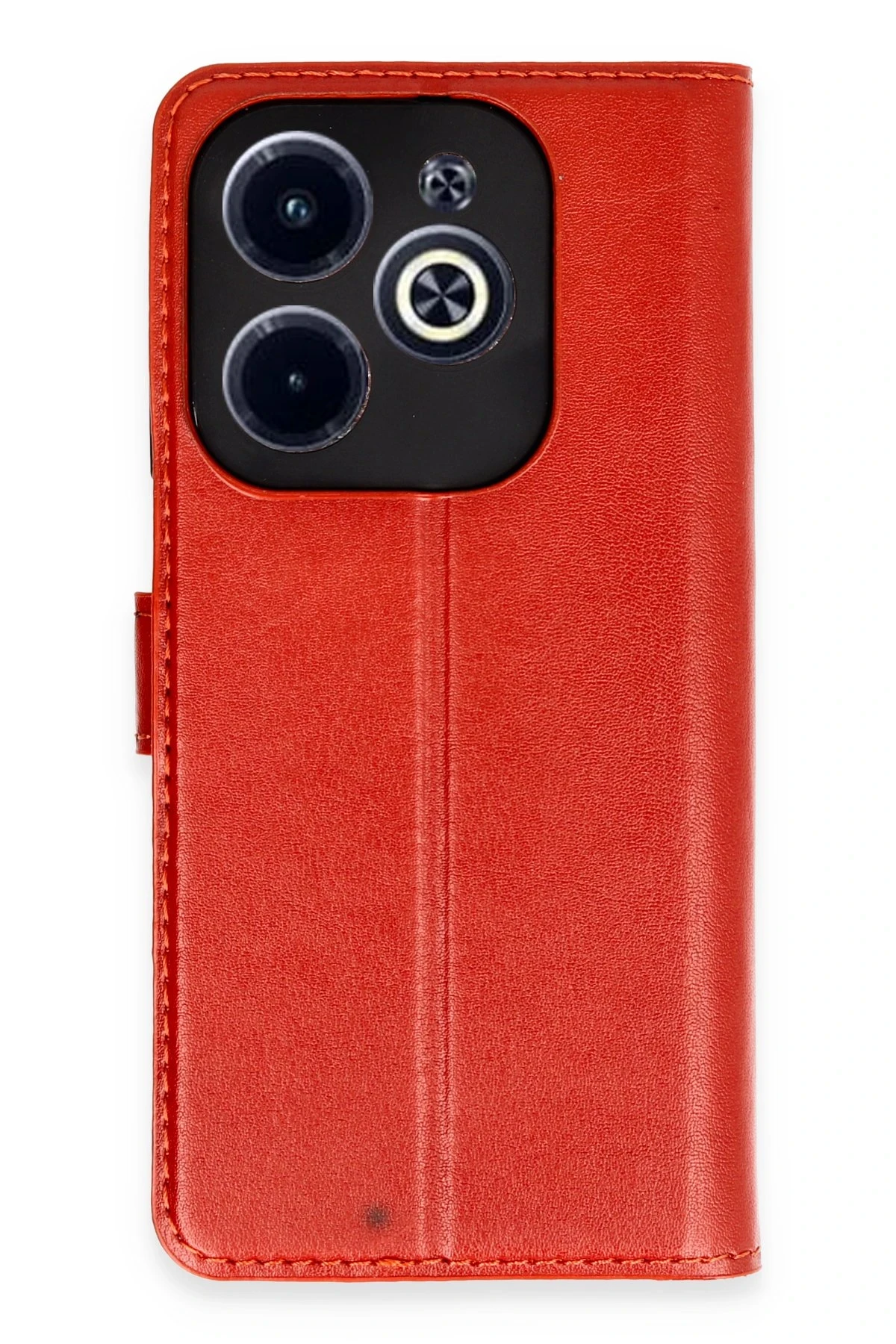 Newface İnfinix Hot 40 Kılıf Trend S Plus Kapaklı Kılıf - Kırmızı