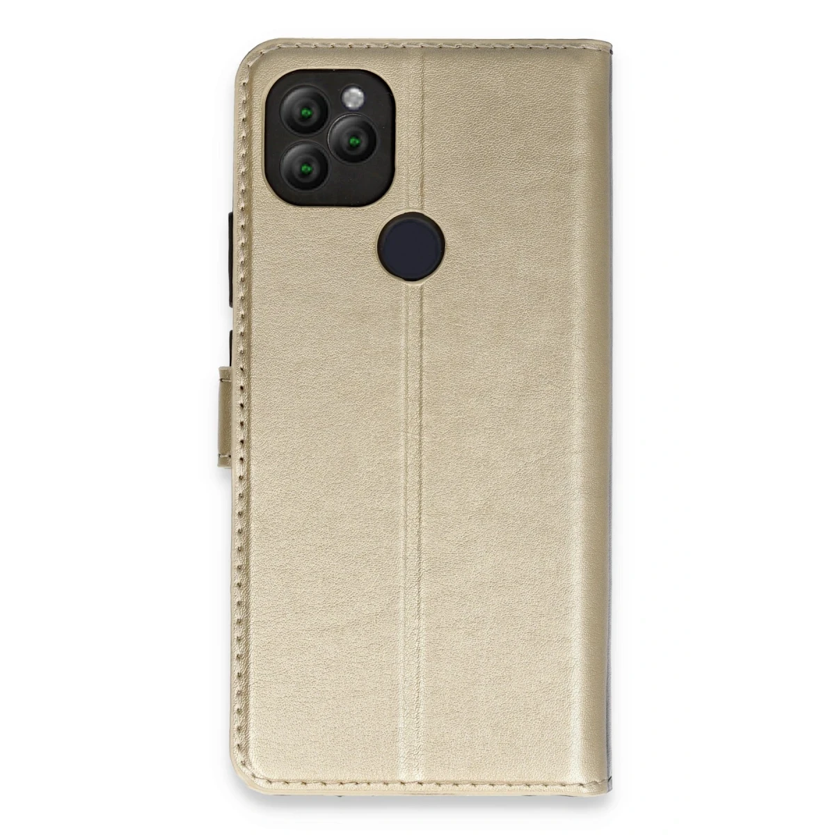 Newface General Mobile GM 22 Kılıf Trend S Plus Kapaklı Kılıf - Gold — görsel 5
