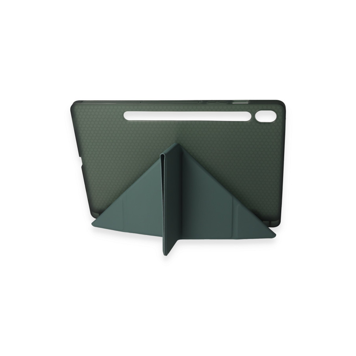Newface Samsung Galaxy T870 Tab S7 11 Kılıf Kalemlikli Mars Tablet Kılıfı - Koyu Yeşil — görsel 9