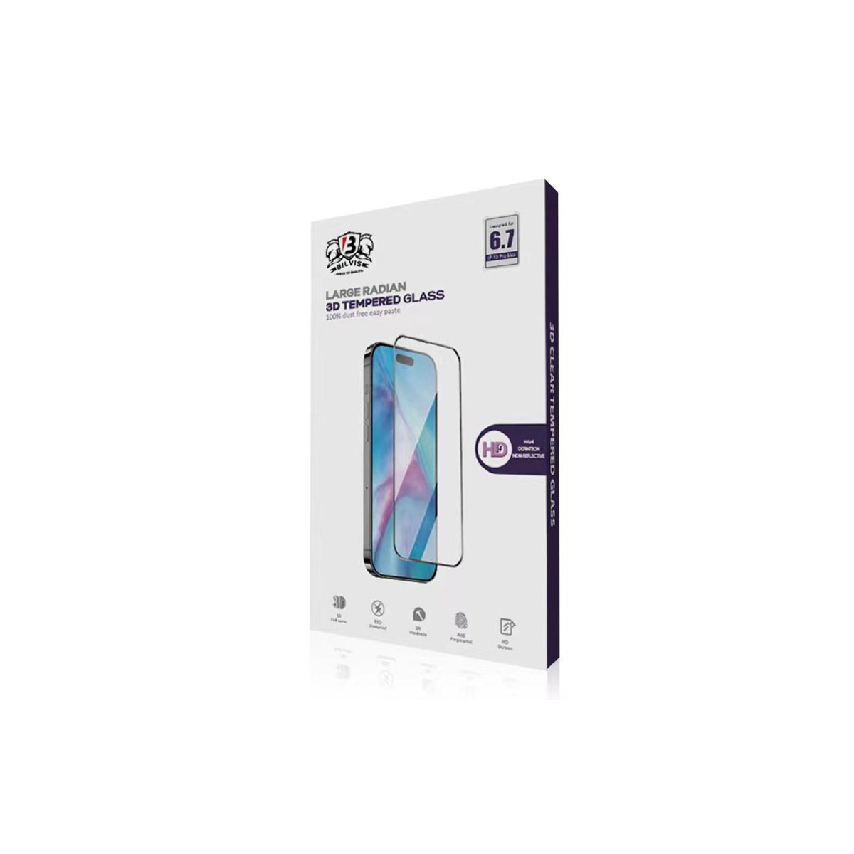 Newface Apple iPhone 16 Pro Max Bilvis 0.18mm Plus Cam Ekran Koruyucu — görsel 9