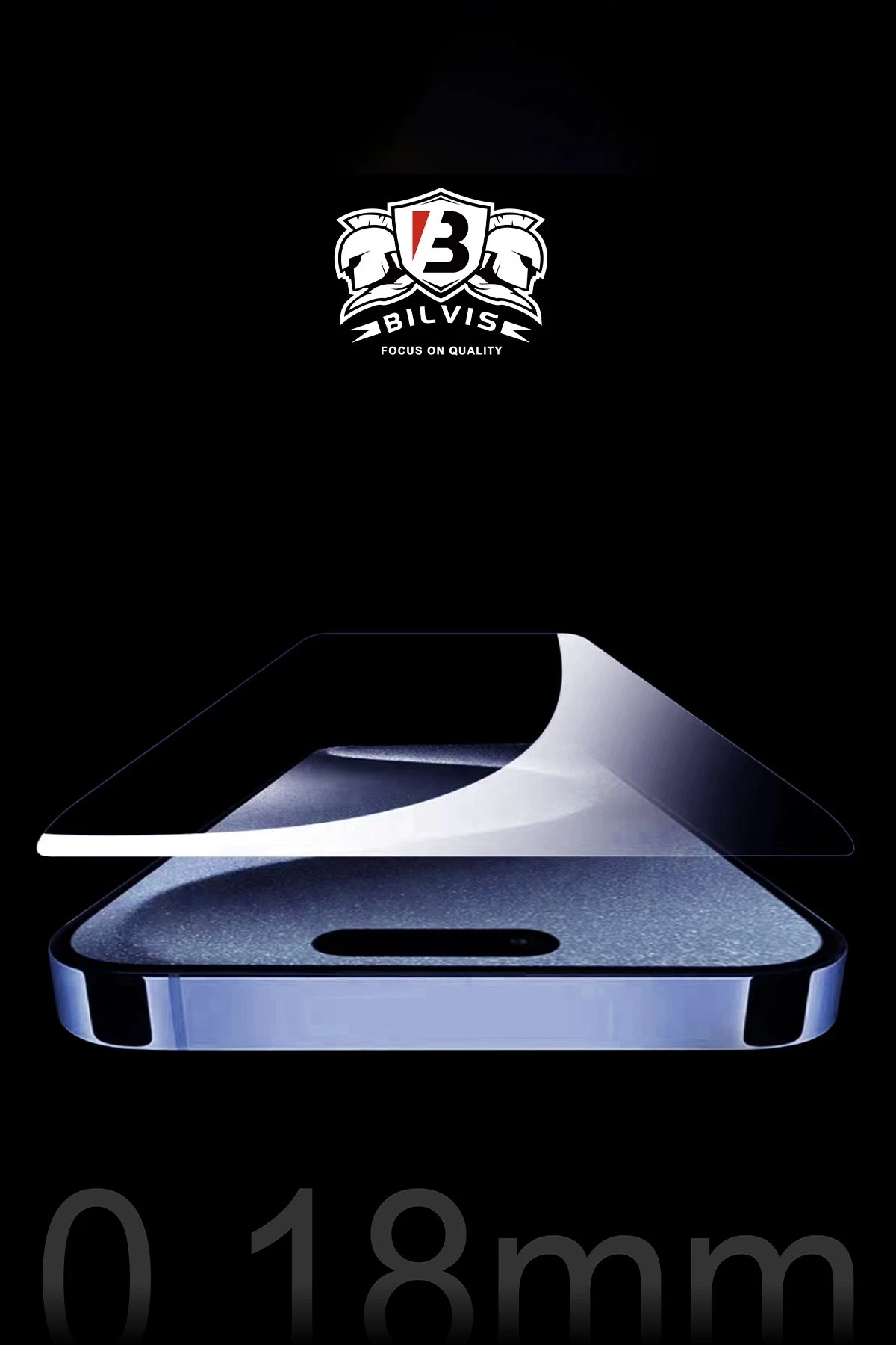 Newface Apple iPhone 16 Pro Max Bilvis 0.18mm Plus Cam Ekran Koruyucu — görsel 3