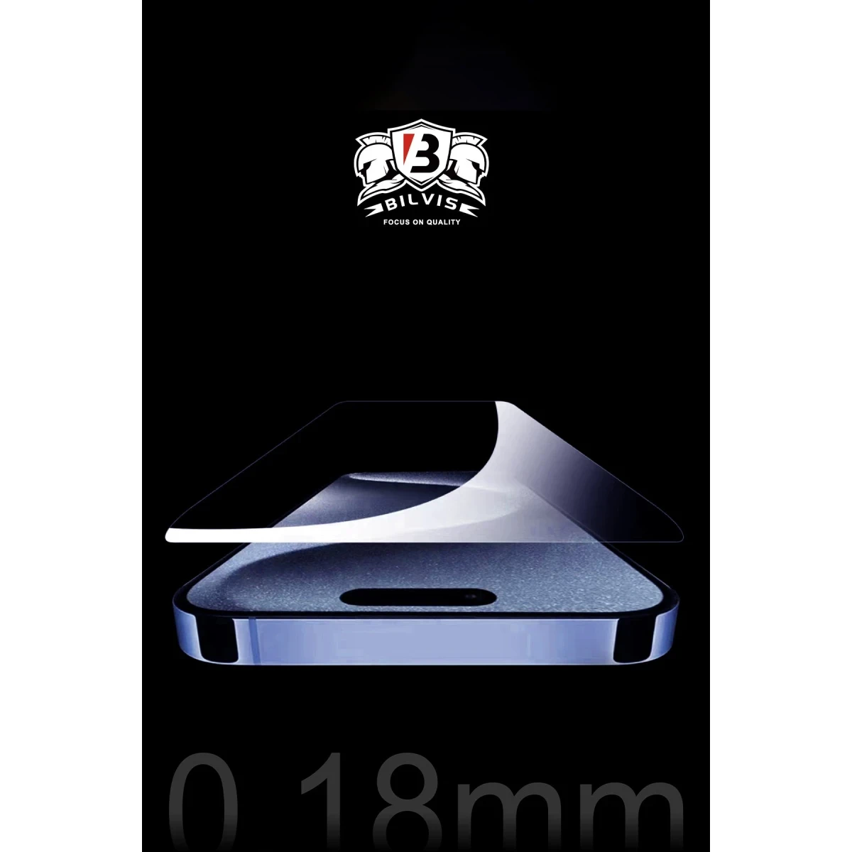 Newface Apple iPhone 16 Pro Max Bilvis 0.18mm Plus Cam Ekran Koruyucu — görsel 7