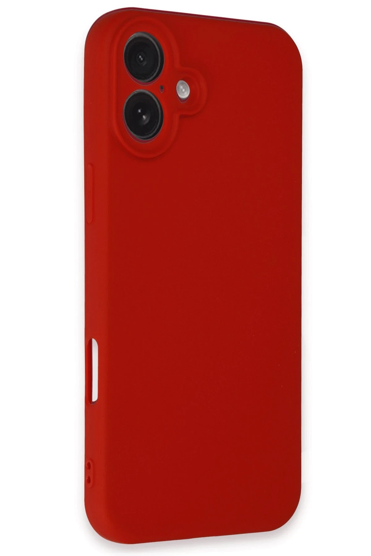 Newface iPhone 16 Plus Kılıf First Silikon - Kırmızı