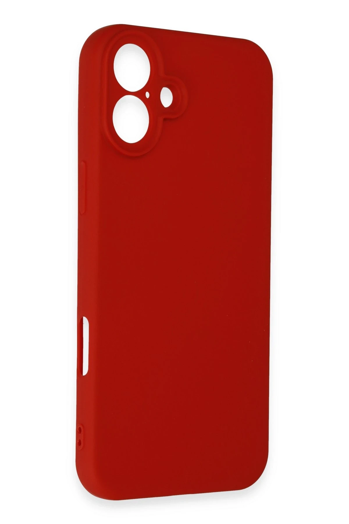 Newface iPhone 16 Plus Kılıf First Silikon - Kırmızı