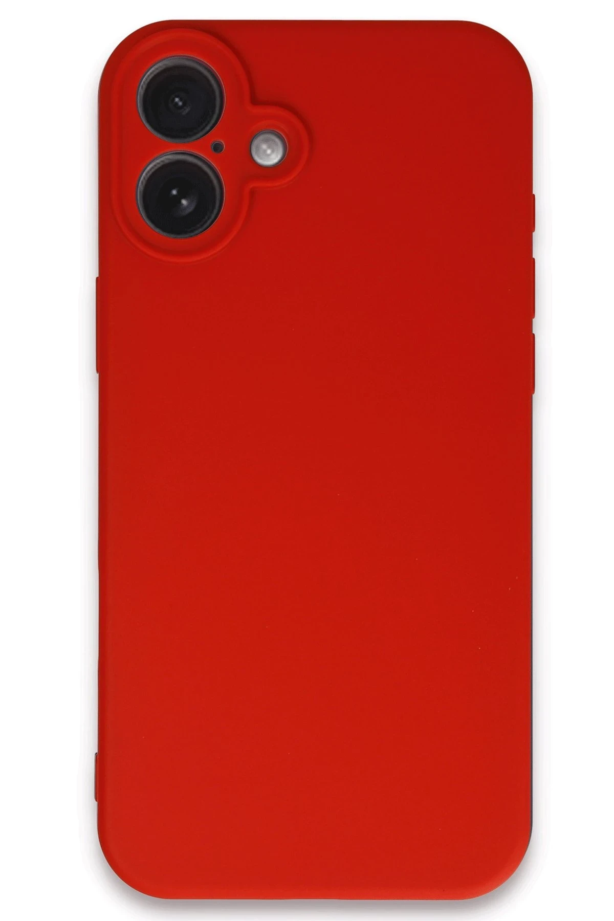Newface iPhone 16 Plus Kılıf First Silikon - Kırmızı