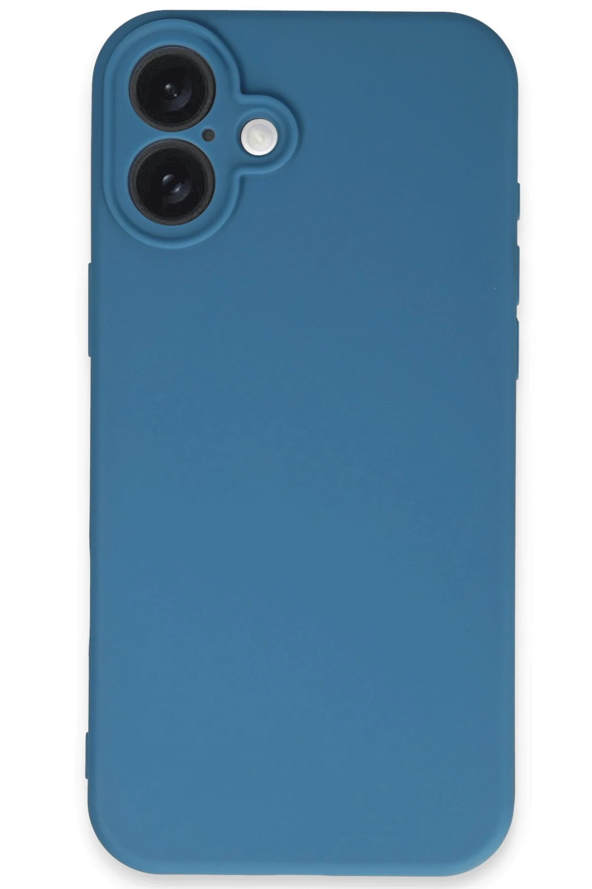 Newface iPhone 16 Plus Kılıf First Silikon - Mavi