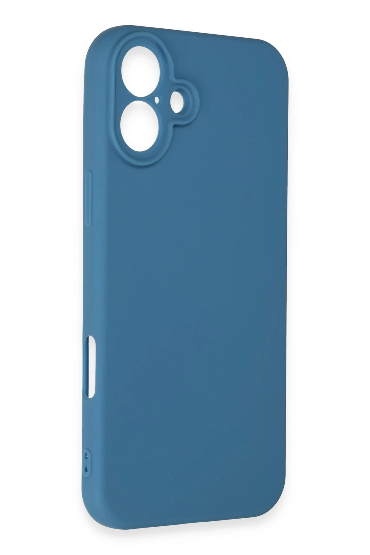 Newface iPhone 16 Plus Kılıf First Silikon - Mavi