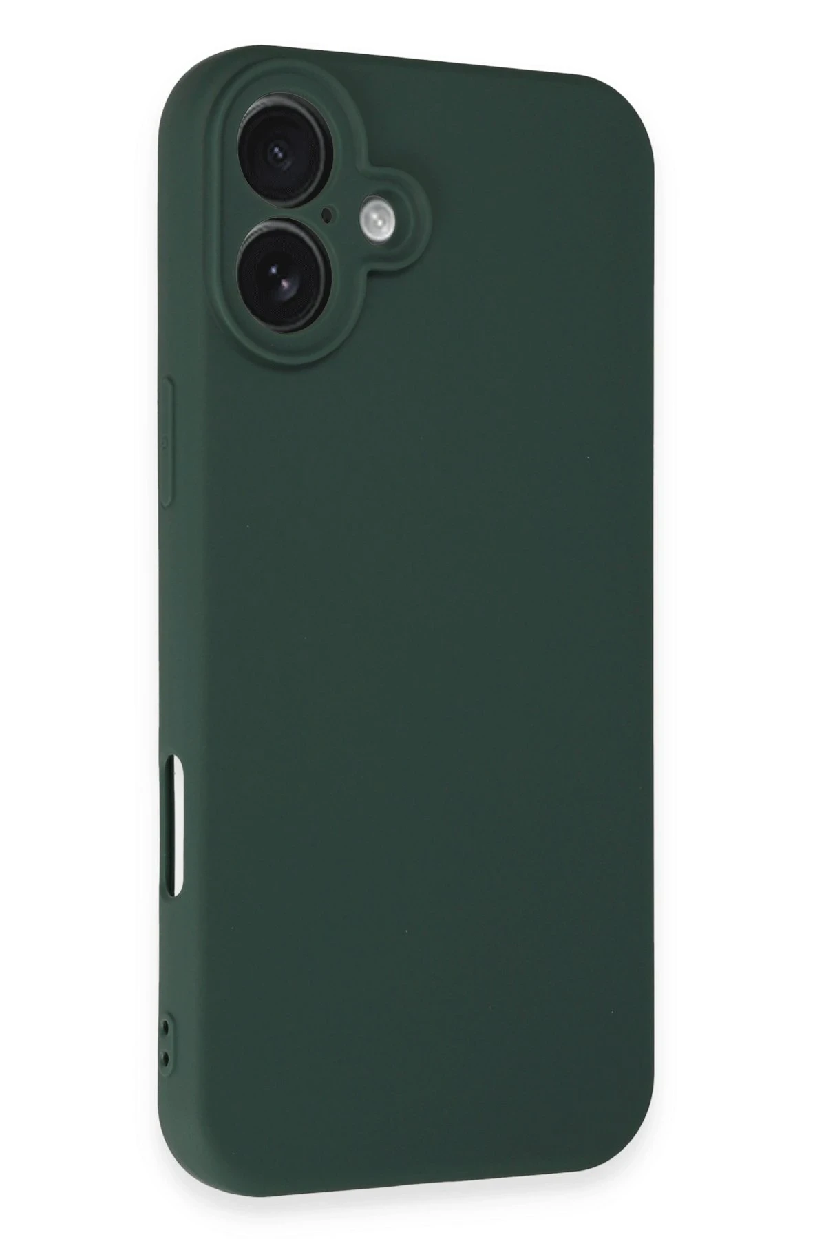 Newface iPhone 16 Plus Kılıf First Silikon - Koyu Yeşil