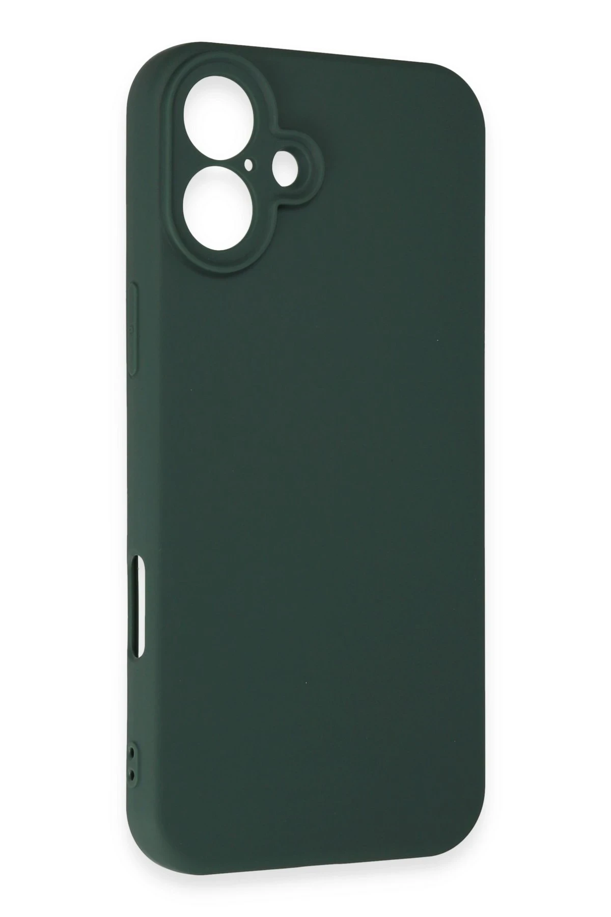 Newface iPhone 16 Plus Kılıf First Silikon - Koyu Yeşil
