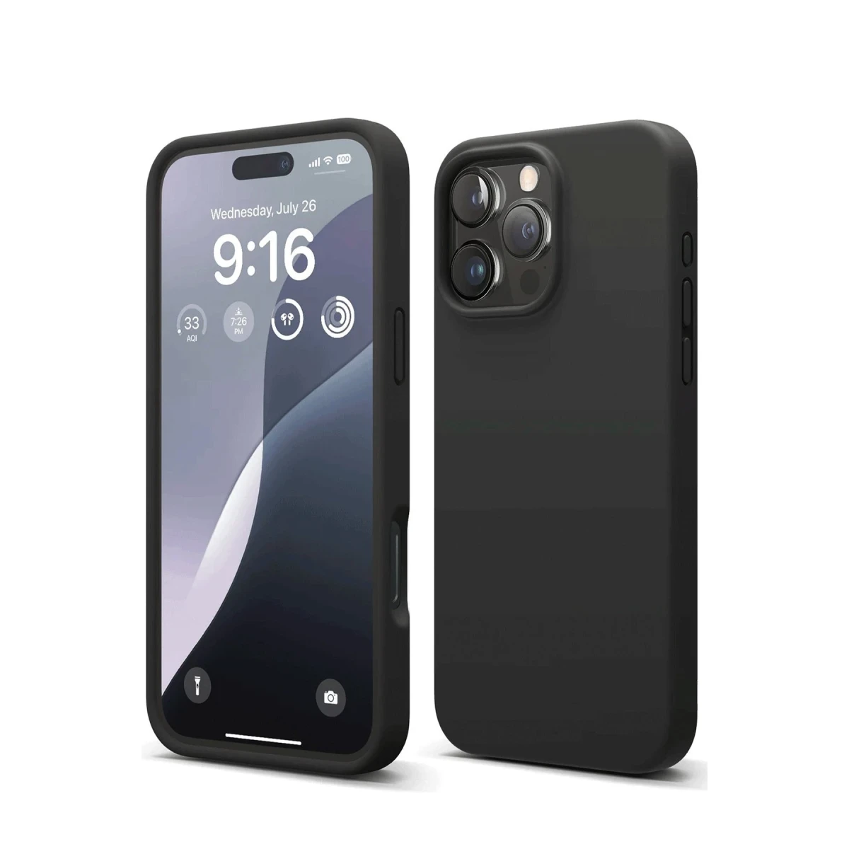 Newface Apple iPhone 16 Pro Kılıf First Silikon - Siyah — görsel 4