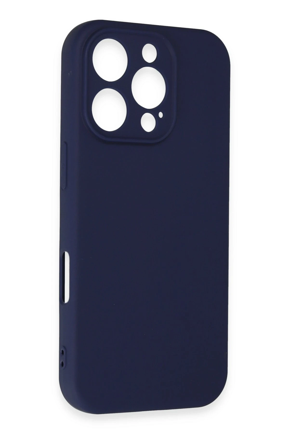 Newface iPhone 16 Pro Kılıf First Silikon - Lacivert