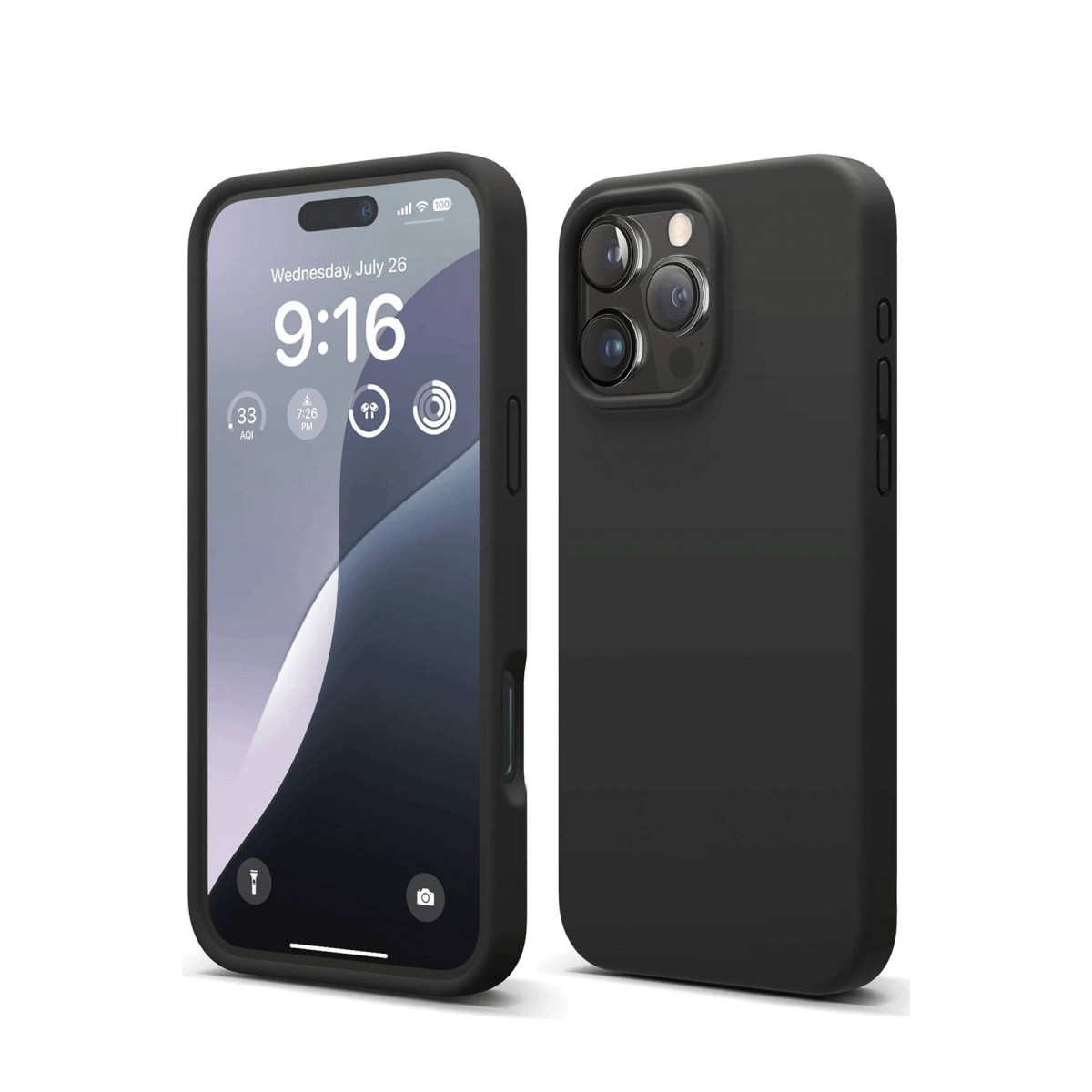 Newface Apple iPhone 16 Pro Max Kılıf First Silikon - Siyah — görsel 3