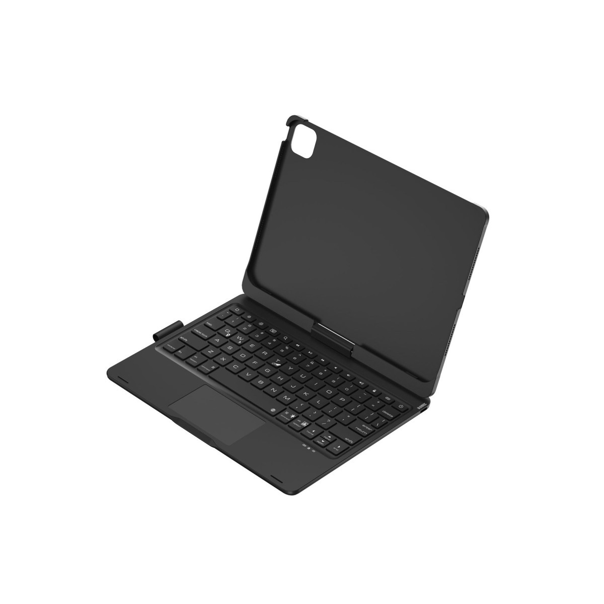 Newface Apple iPad Pro 11 (2024) F11 ATS Kılıf Magic Dönen Klavyeli Tablet Kılıf - Siyah — görsel 12
