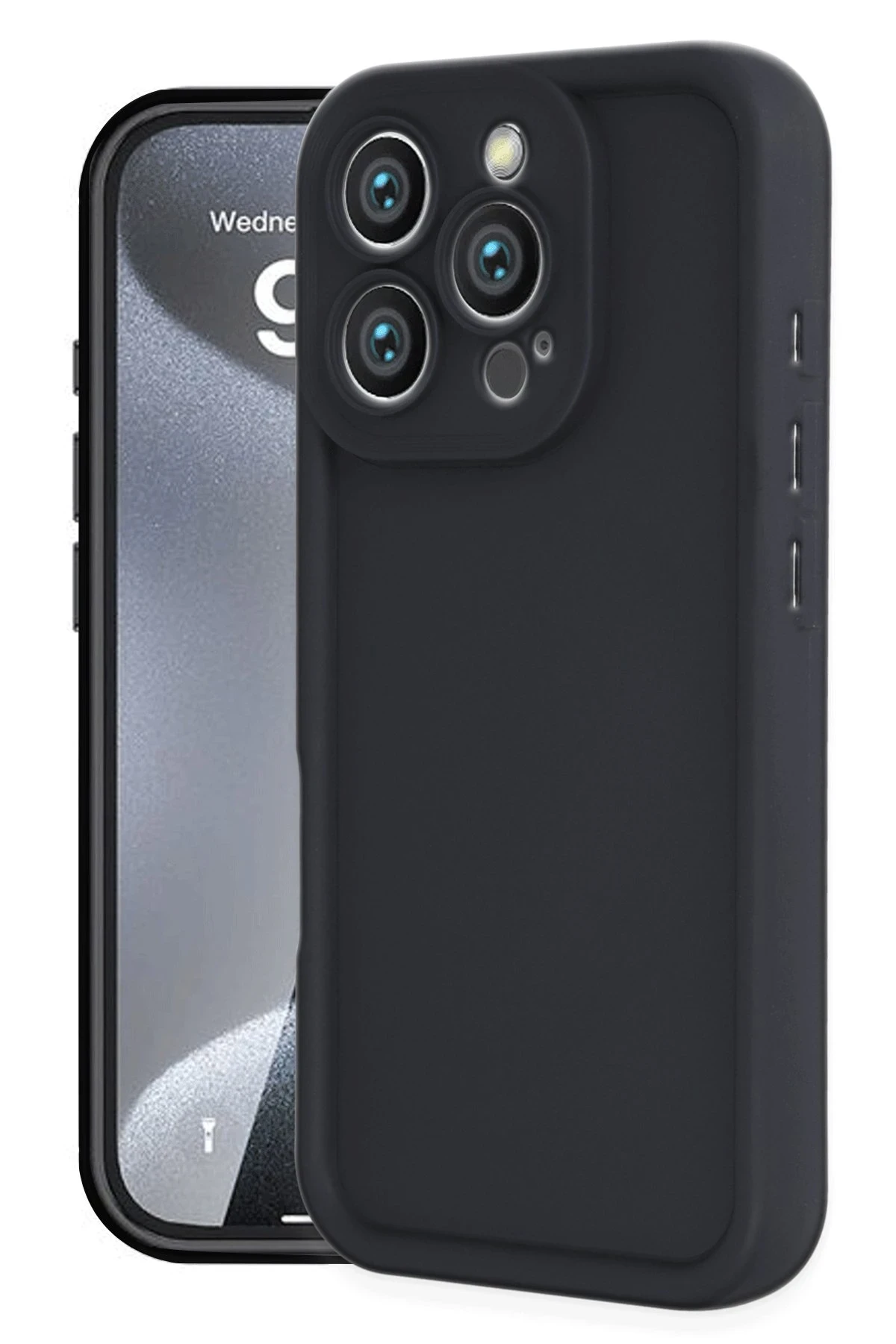 Newface iPhone 16 Pro Max Kılıf Viera Silikon - Siyah