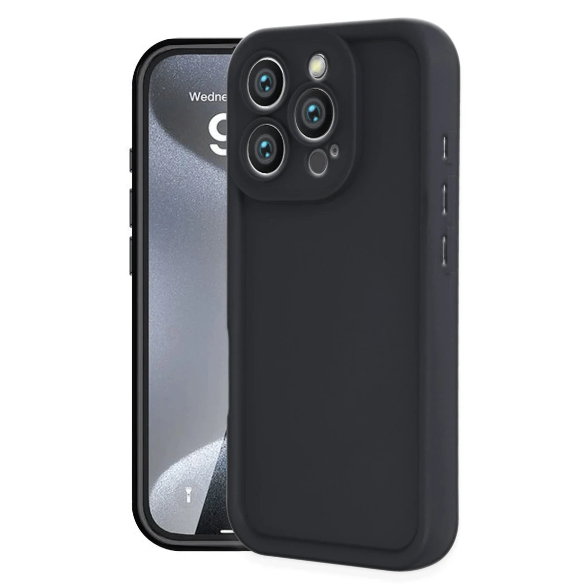 Newface Apple iPhone 16 Pro Max Kılıf Viera Silikon - Siyah — görsel 6