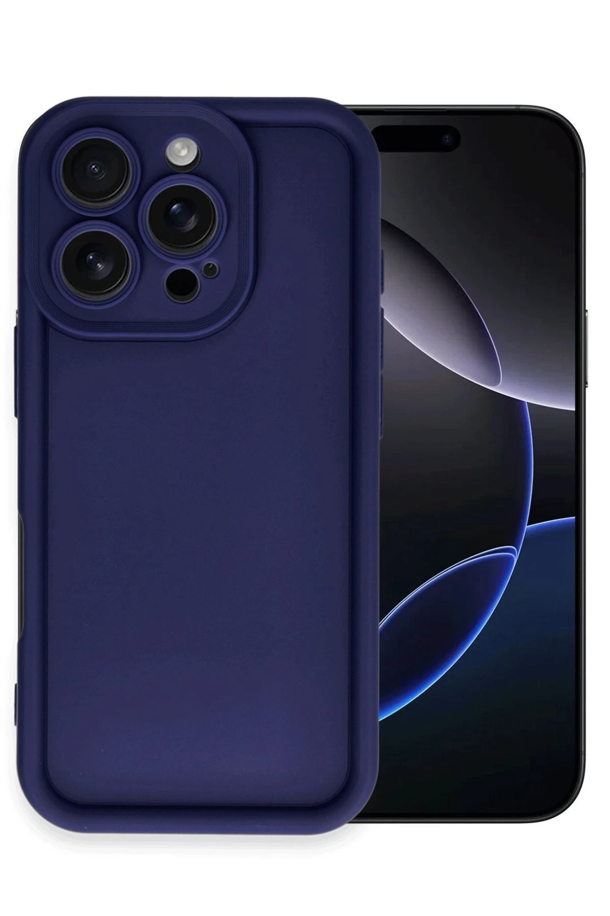 Newface iPhone 16 Pro Max Kılıf Viera Silikon - Lacivert