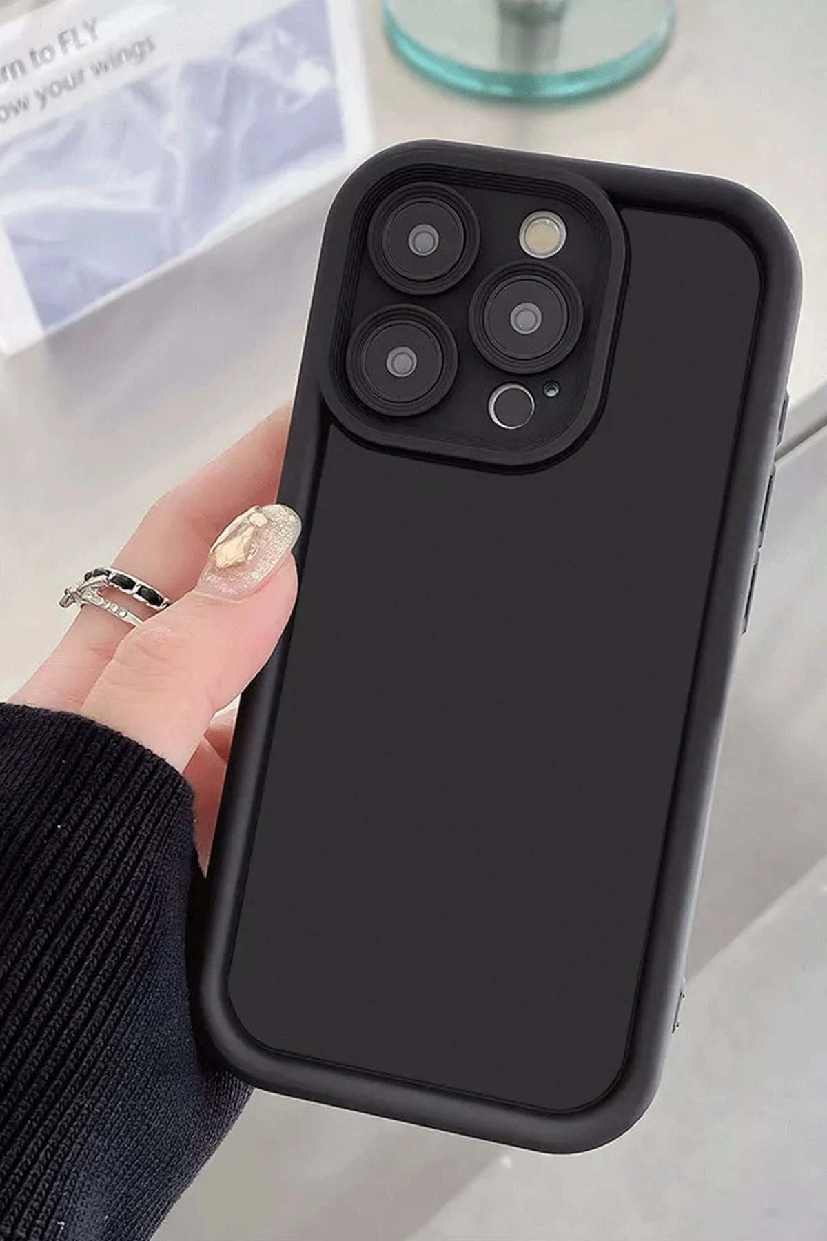 Newface iPhone 16 Pro Max Kılıf Viera Silikon - Koyu Yeşil